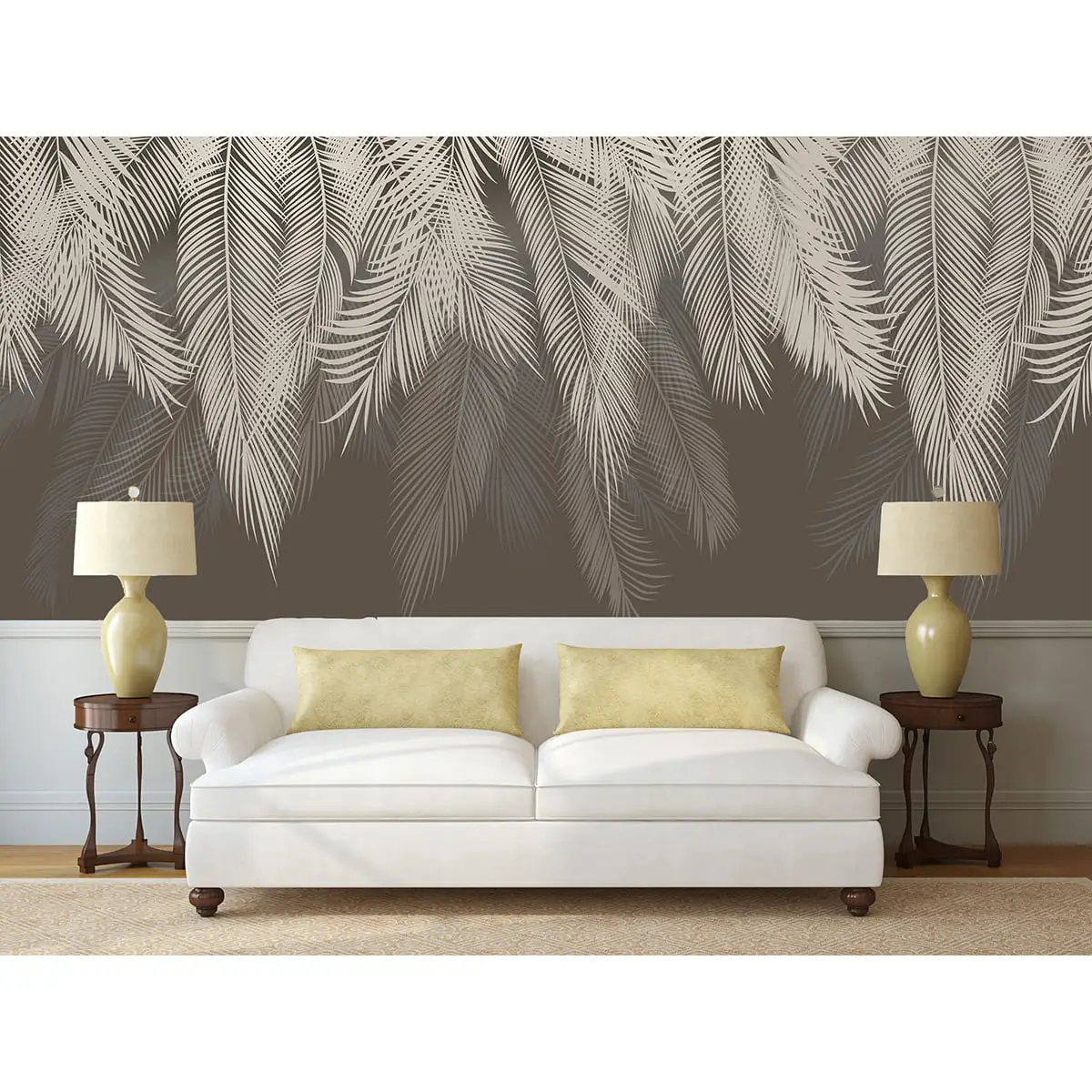 Фотообои рулонные Citydecor Пальмовые листья 34 на флизелиновой основе 100x260 см