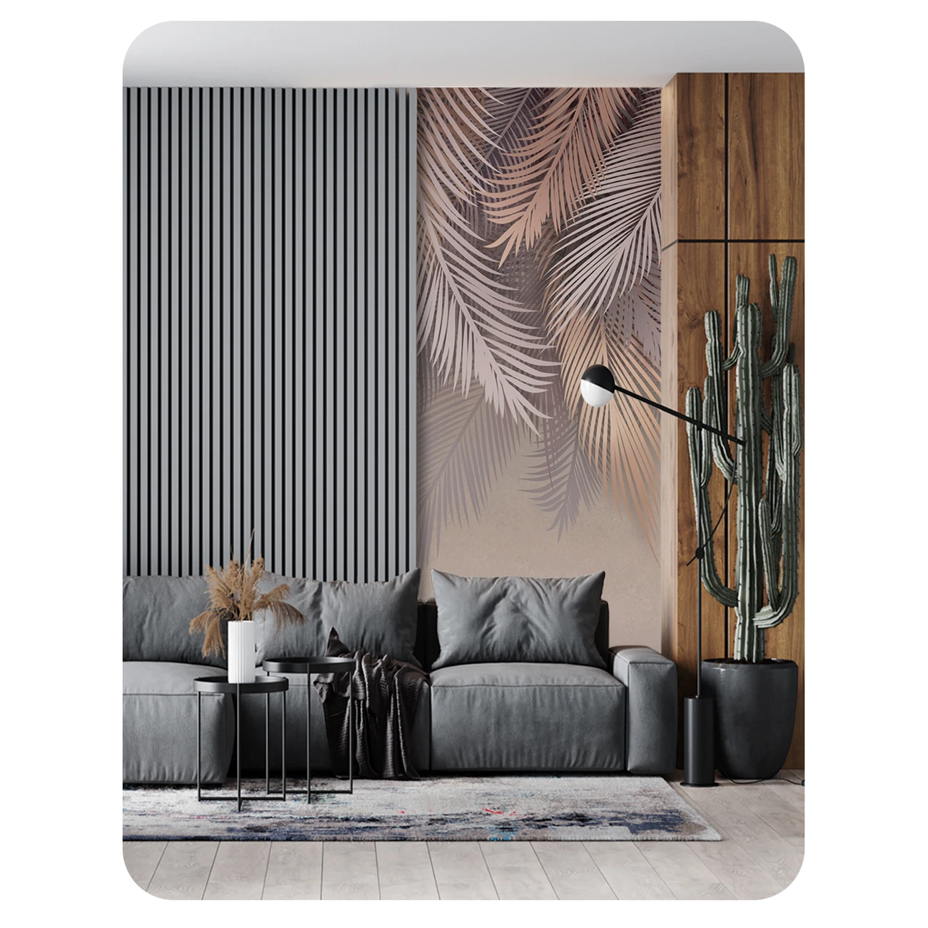 Фотообои рулонные Citydecor Пальмовые листья 79 на флизелиновой основе 100x260 см