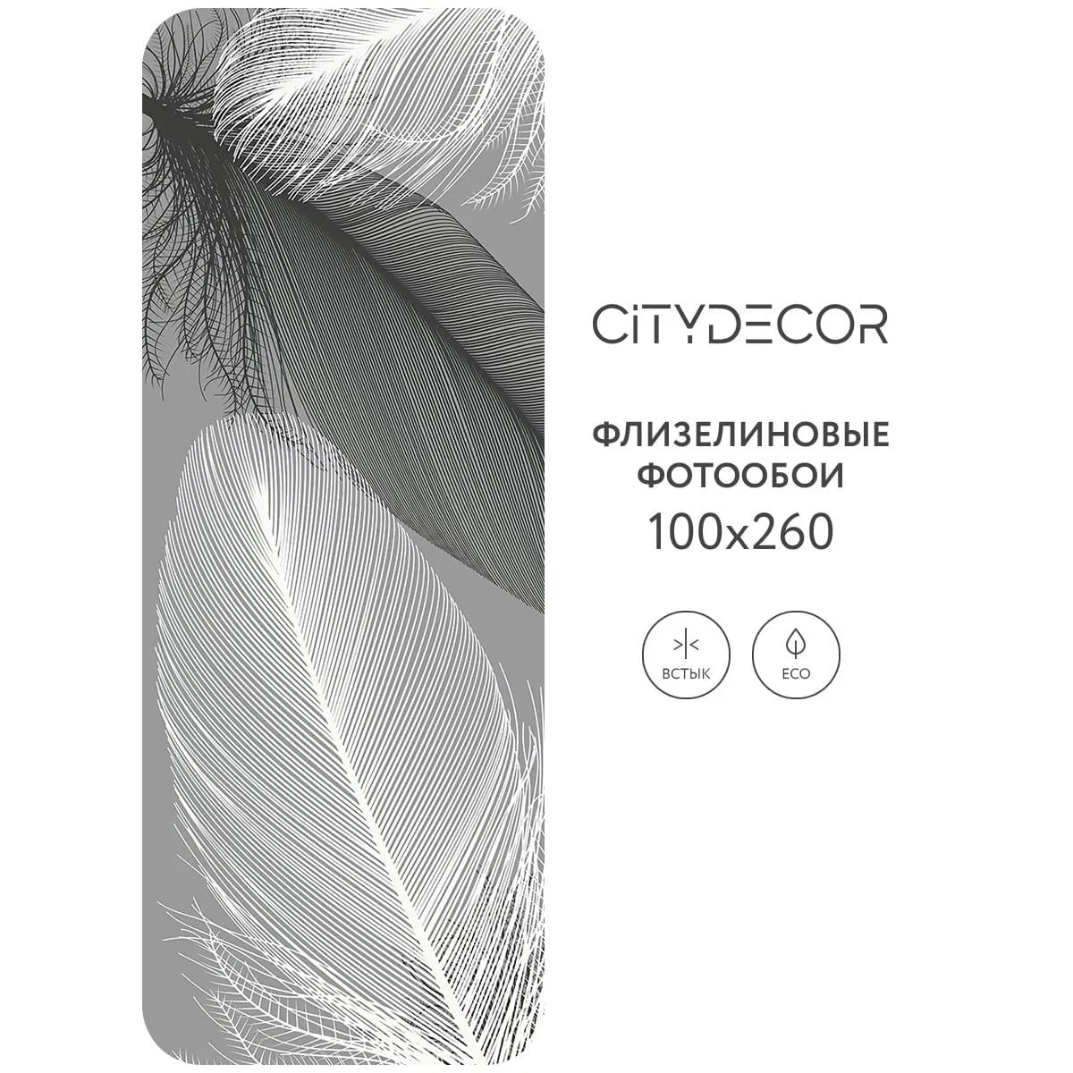 Фотообои рулонные Citydecor Абстракция 390 на флизелиновой основе 100x260 см