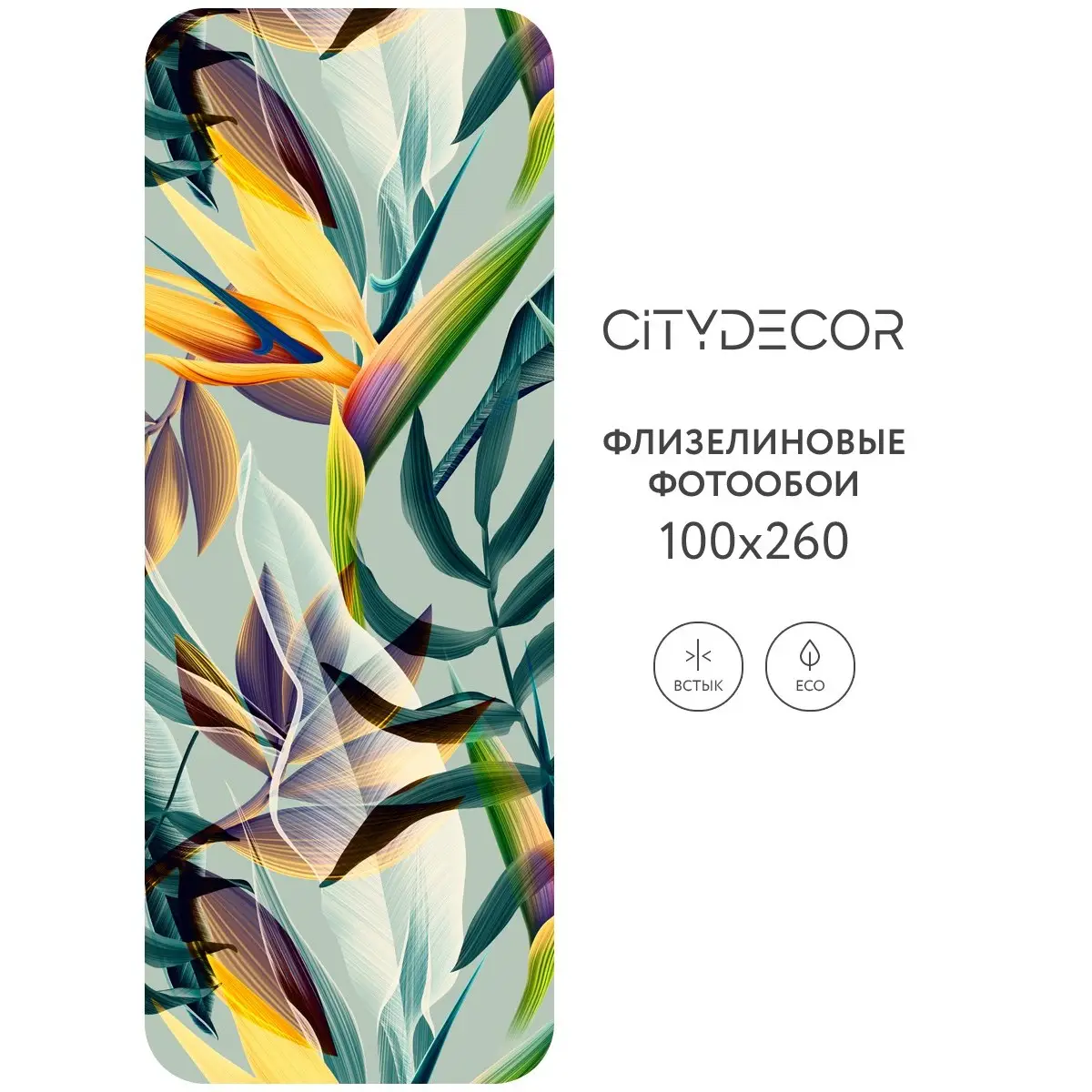 Фотообои рулонные Citydecor Абстракция 67 на флизелиновой основе 100x260 см