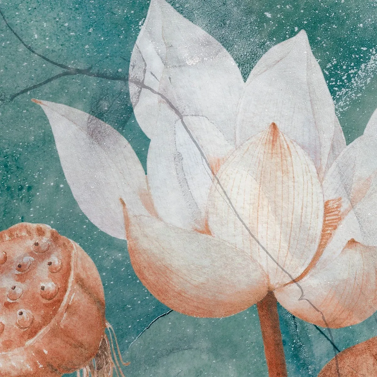 Дизайнерские фотообои рулонные Citydecor Blossom 11 на флизелиновой основе 100x260 см