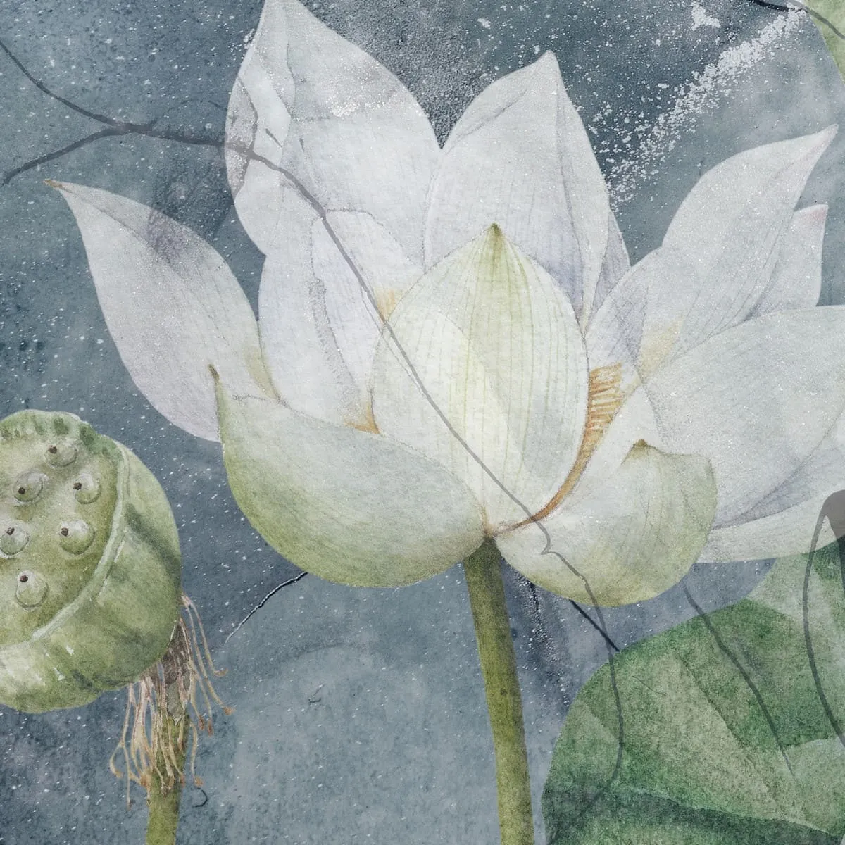 Дизайнерские фотообои рулонные Citydecor Blossom 26 на флизелиновой основе 100x260 см