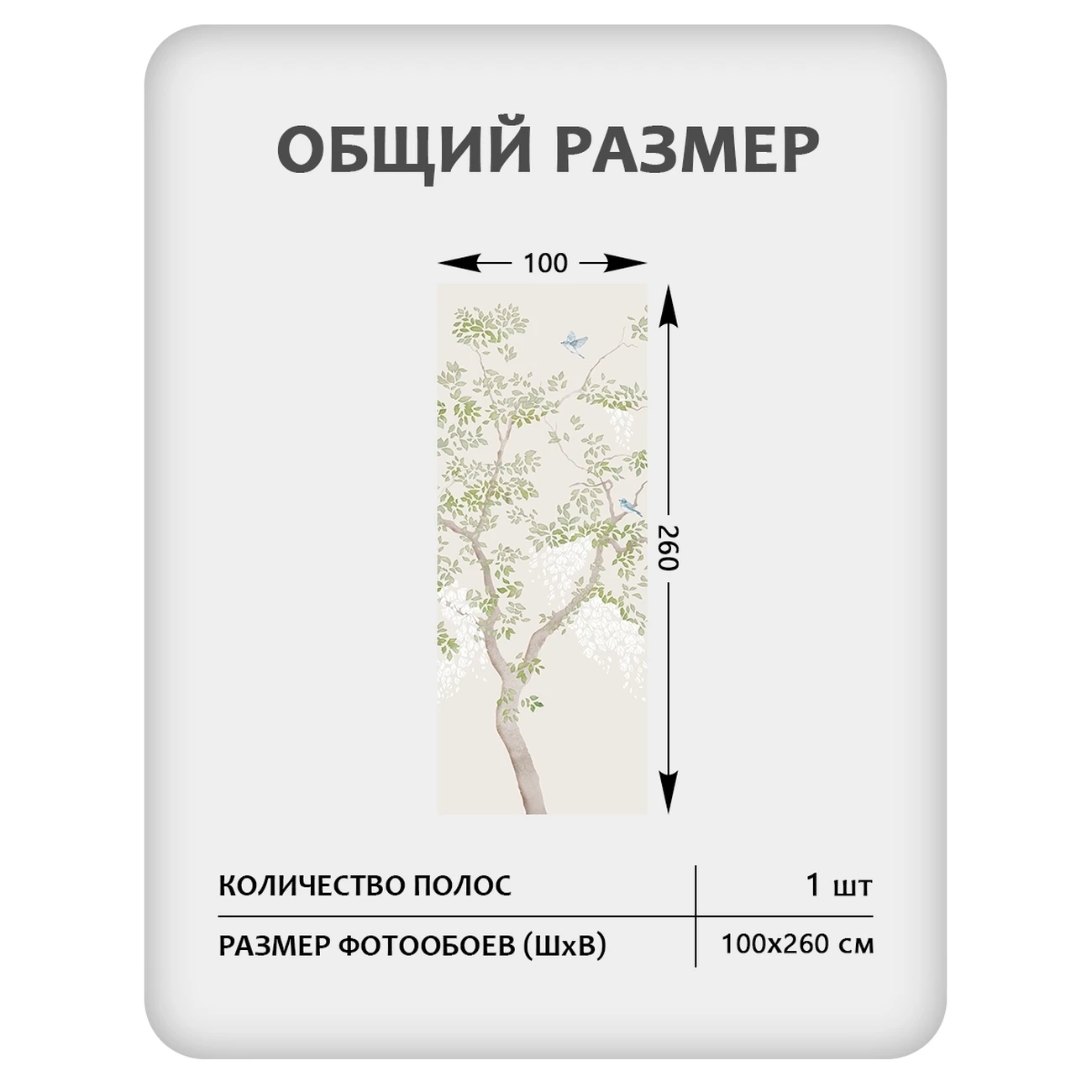 Фотообои рулонные Citydecor Blossom 29 на флизелиновой основе 100x260 см