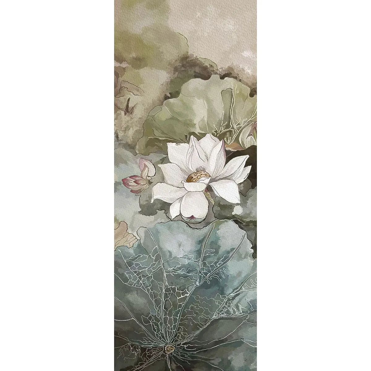 Дизайнерские фотообои рулонные Citydecor Blossom 2 на флизелиновой основе 100x260 см