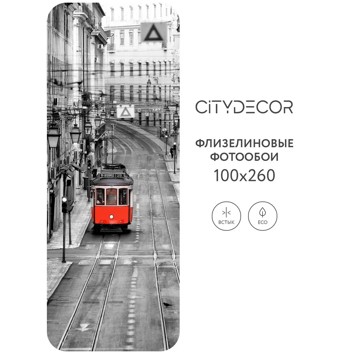 Фотообои рулонные Citydecor Города и Архитектура 53 на флизелиновой основе 100x260 см