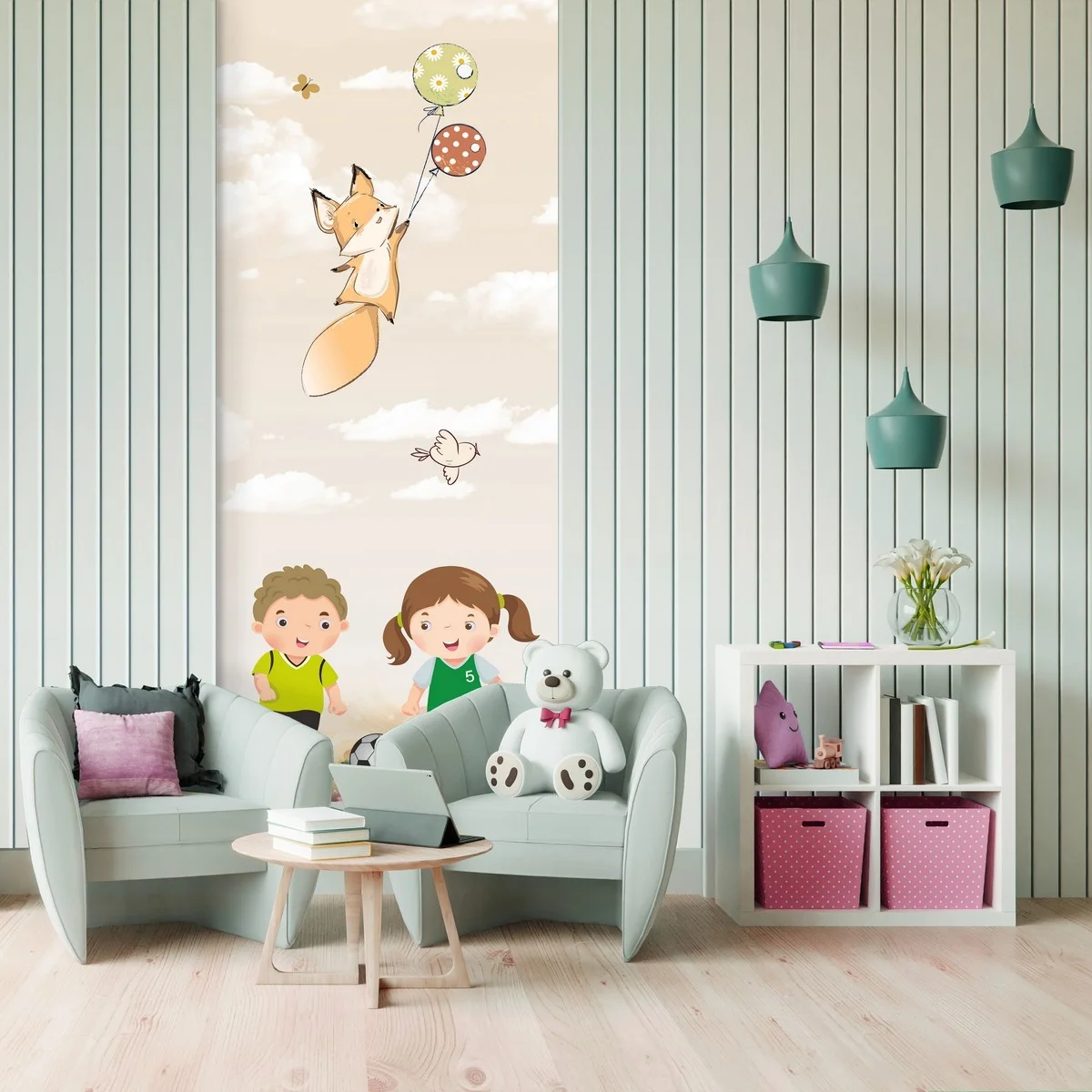 Фотообои рулонные Citydecor Cute&amp;Lovely 14 на флизелиновой основе 100x260 см