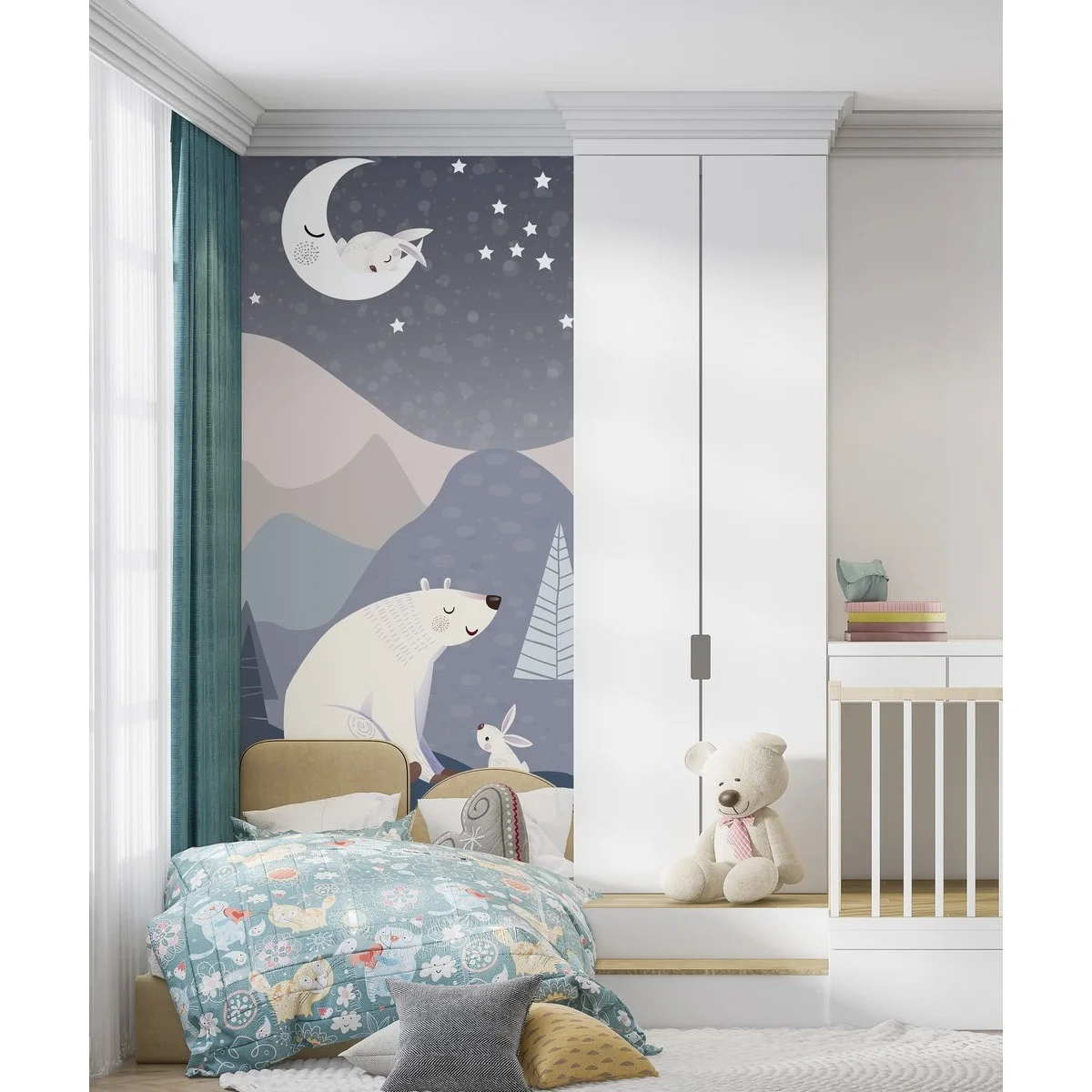 Фотообои рулонные Citydecor Cute&amp;Lovely 15 на флизелиновой основе 100x260 см