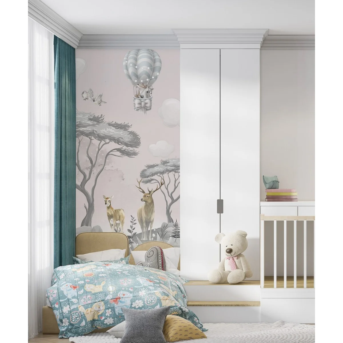 Фотообои рулонные Citydecor Cute&amp;Lovely 38 на флизелиновой основе 100x260 см