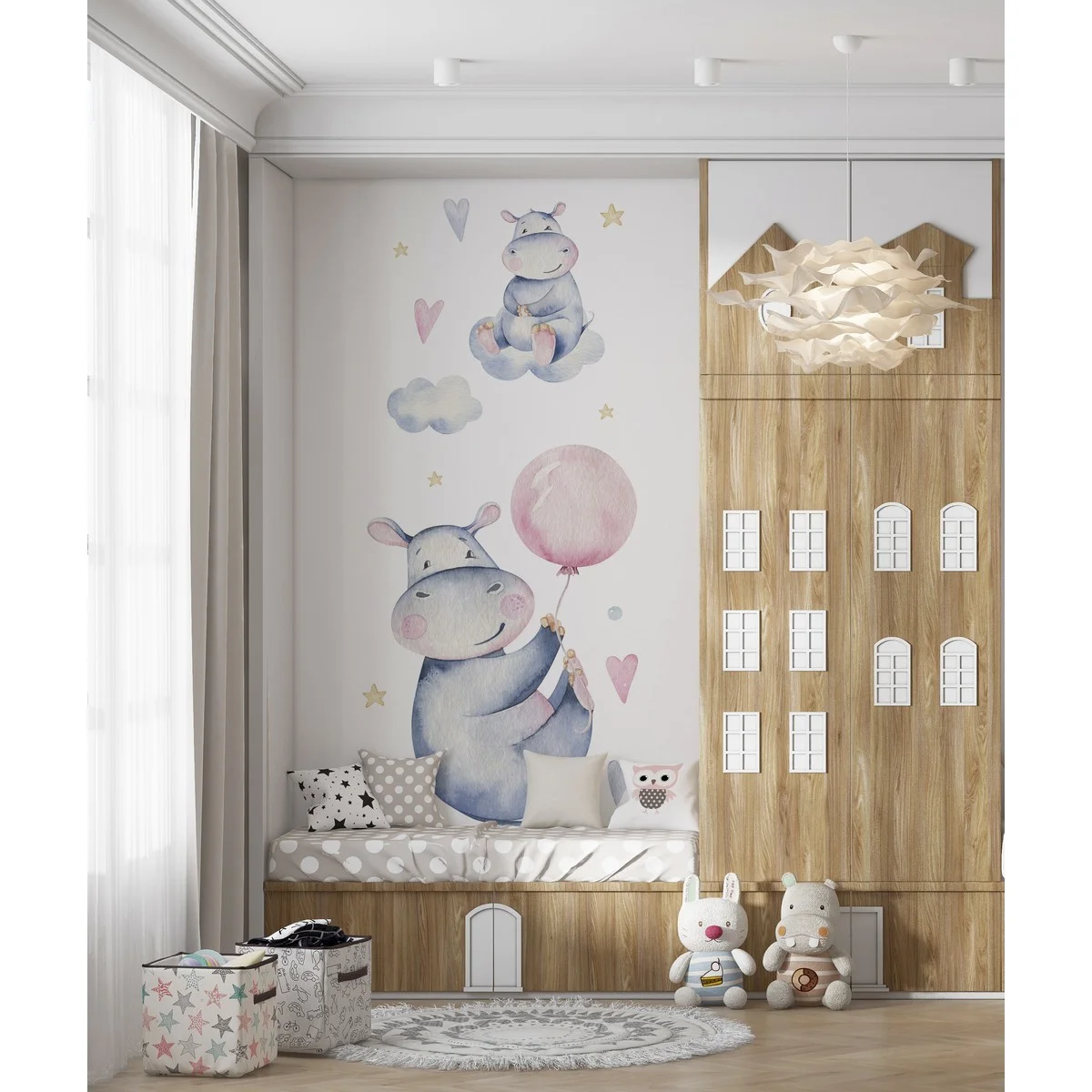 Фотообои рулонные Citydecor Детская 118 на флизелиновой основе 100x260 см