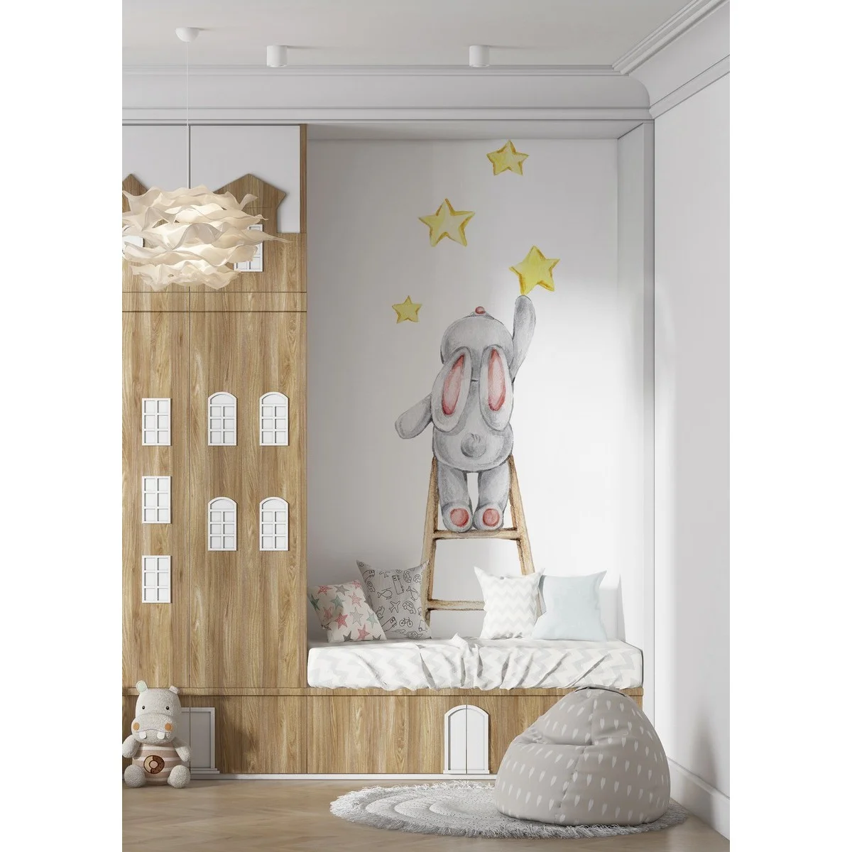 Фотообои рулонные Citydecor Детская 119 на флизелиновой основе 100x260 см