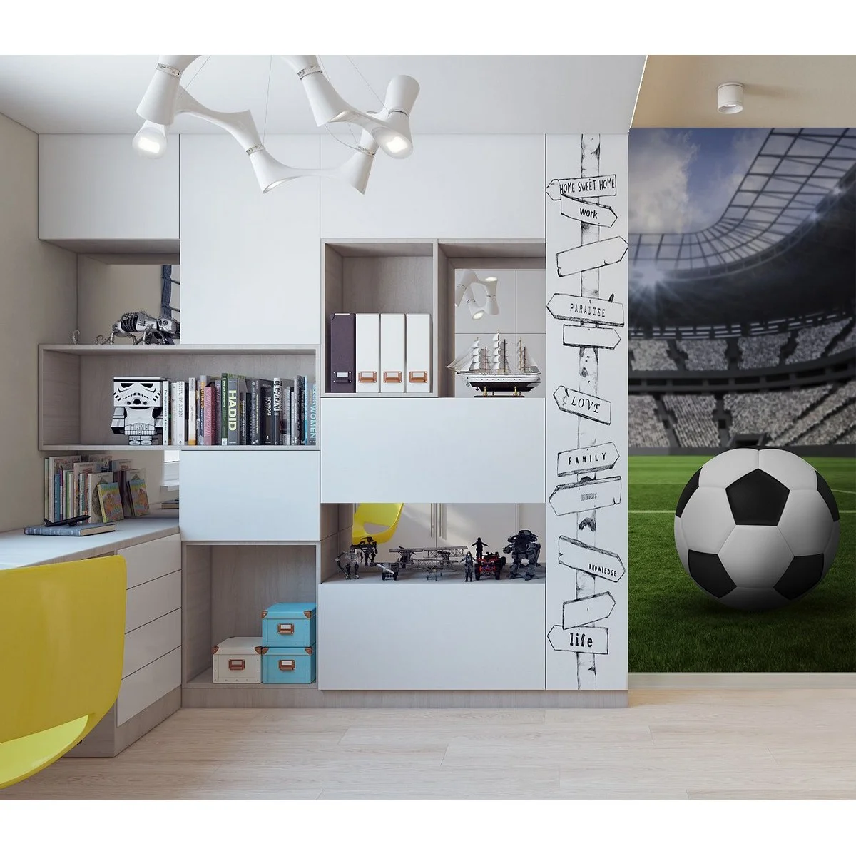 Фотообои рулонные Citydecor Детская 128 на флизелиновой основе 100x260 см