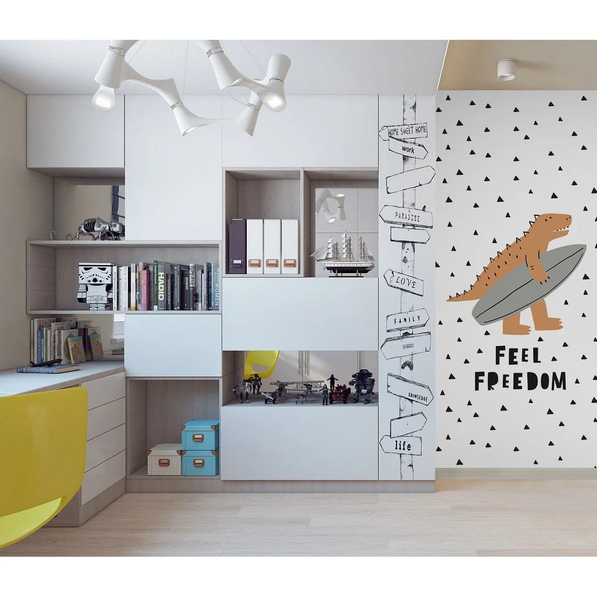 Фотообои рулонные Citydecor Детская 177 на флизелиновой основе 100x260 см