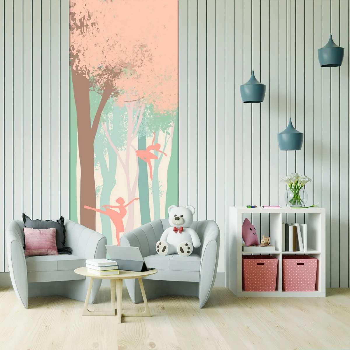 Фотообои рулонные Citydecor Детская 187 на флизелиновой основе 100x260 см