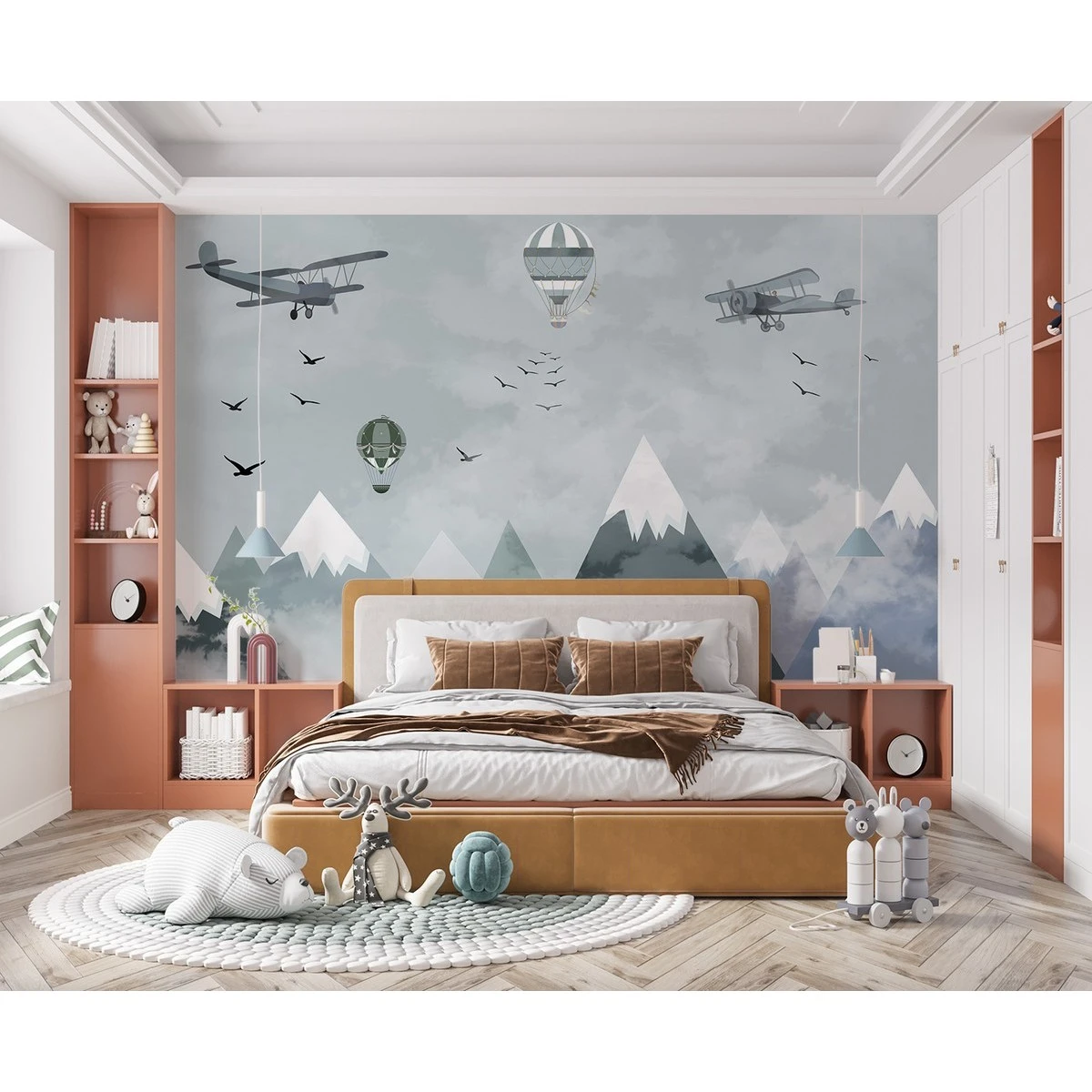 Фотообои рулонные Citydecor Детская 36 на флизелиновой основе 100x260 см