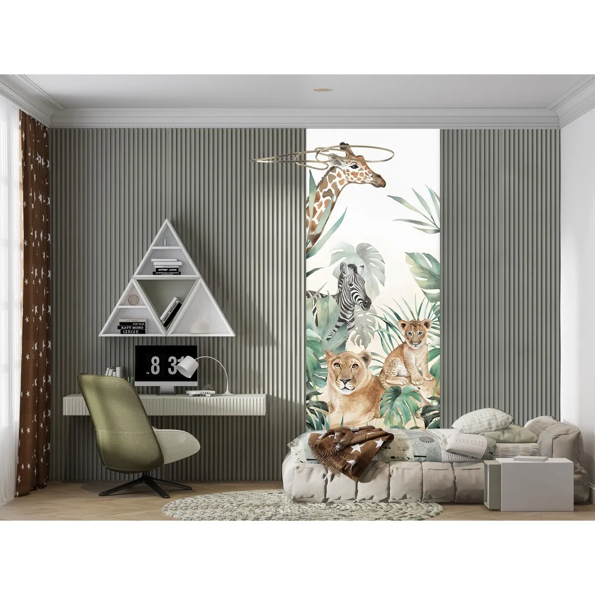 Фотообои рулонные Citydecor Детская 444 на флизелиновой основе 100x260 см