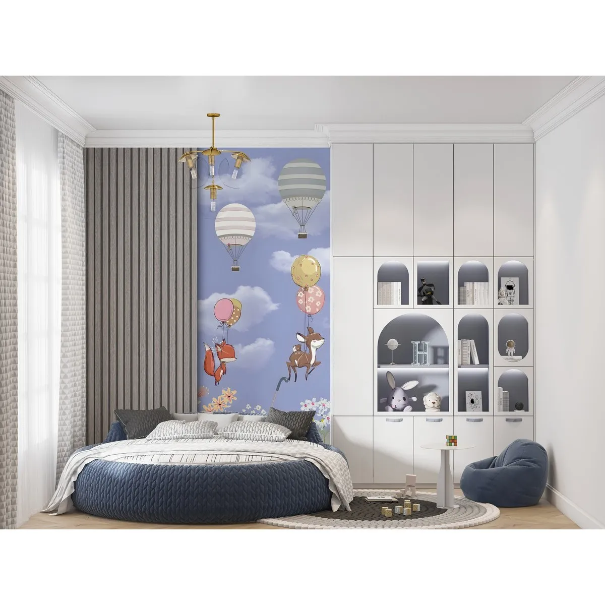 Фотообои рулонные Citydecor Детская 452 на флизелиновой основе 100x260 см