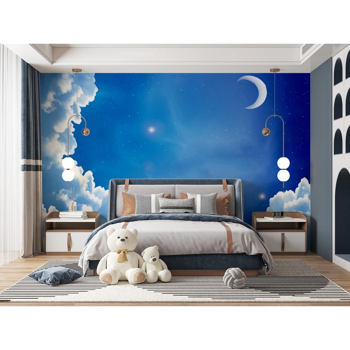 Фотообои рулонные Citydecor Детская 56 на флизелиновой основе 100x260 см