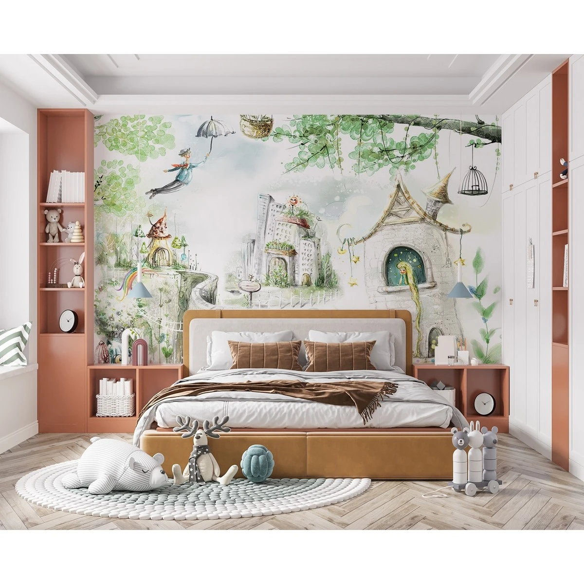 Фотообои рулонные Citydecor Детская 74 на флизелиновой основе 100x260 см