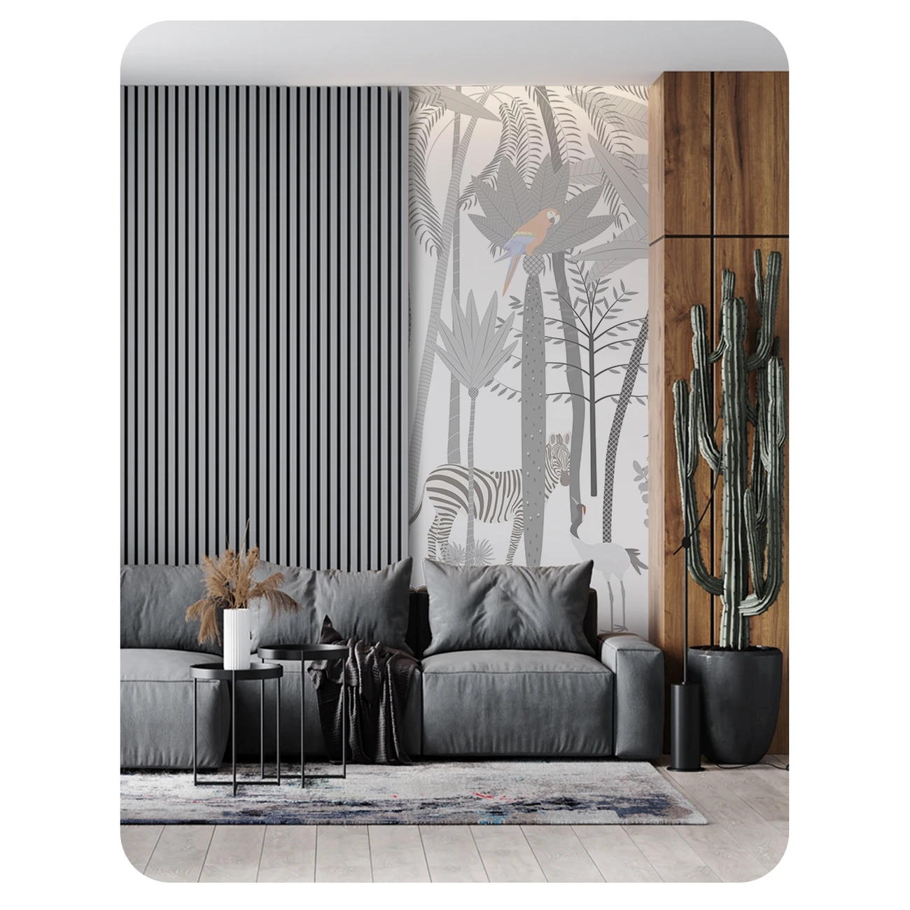 Фотообои рулонные Citydecor Джунгли зовут 27 на флизелиновой основе 100x260 см