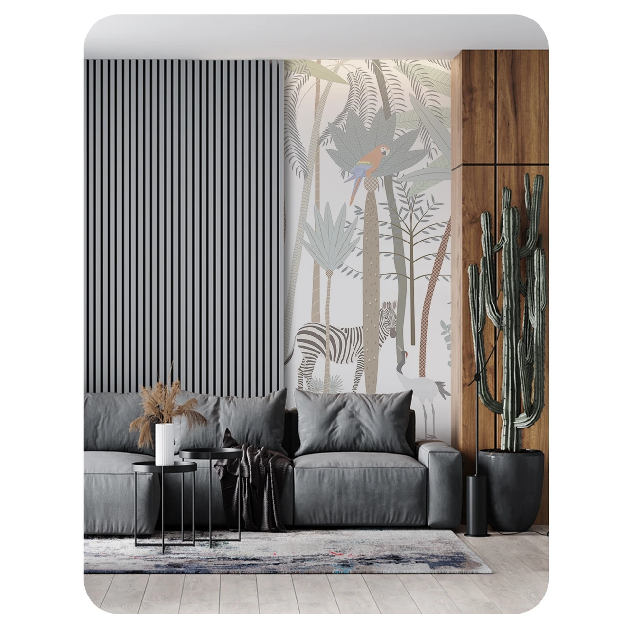 Фотообои рулонные Citydecor Джунгли зовут 28 на флизелиновой основе 100x260 см