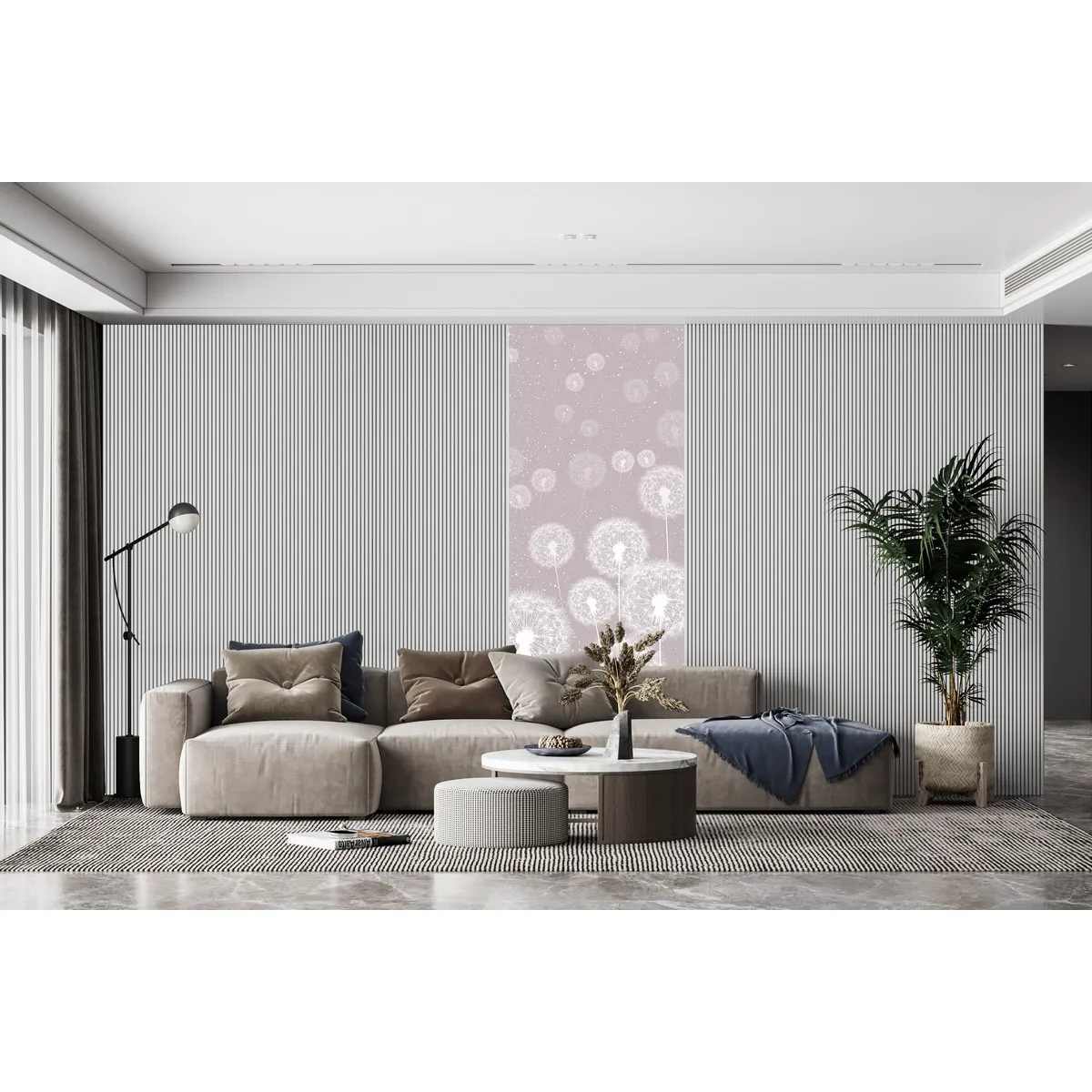 Фотообои рулонные Citydecor Flower town 13 на флизелиновой основе 100x260 см