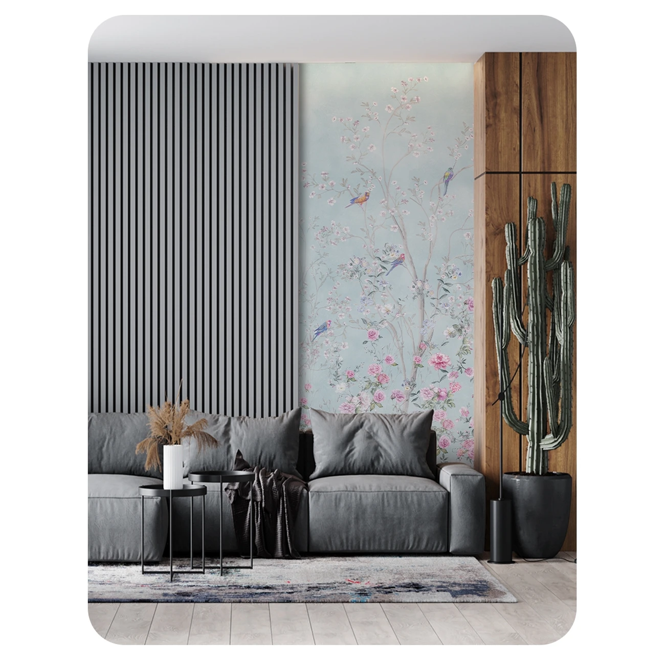 Фотообои рулонные Citydecor Flower town 23 на флизелиновой основе 100x260 см