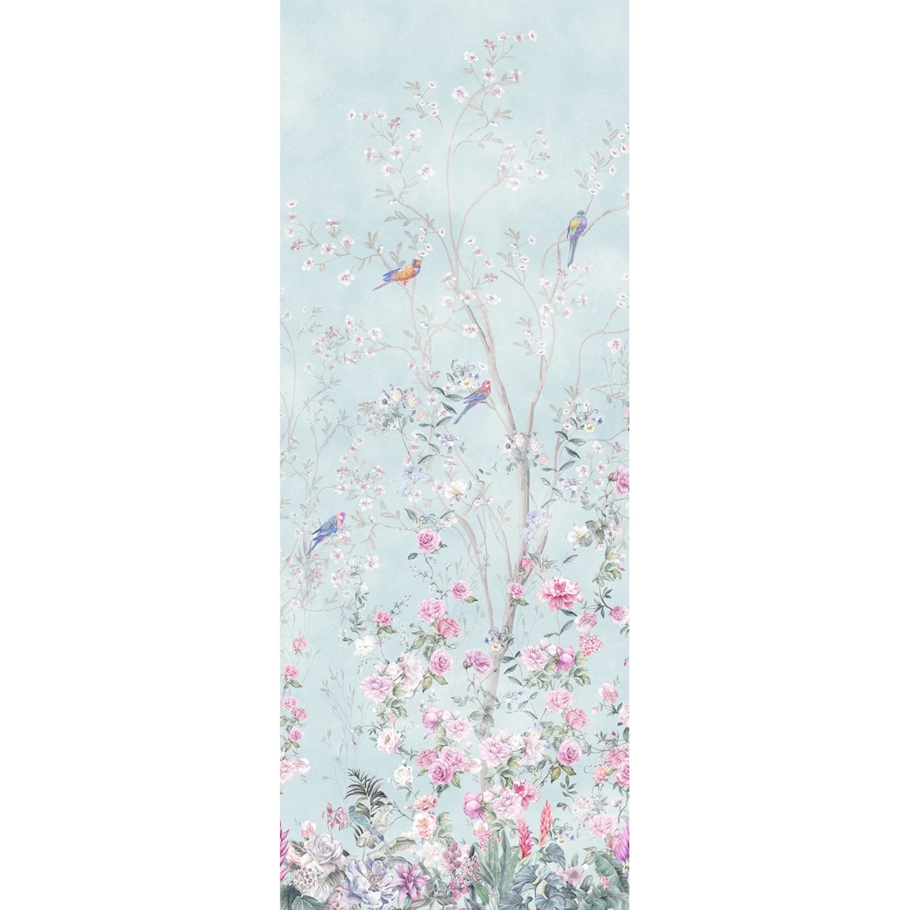 Фотообои рулонные Citydecor Flower town 23 на флизелиновой основе 100x260 см