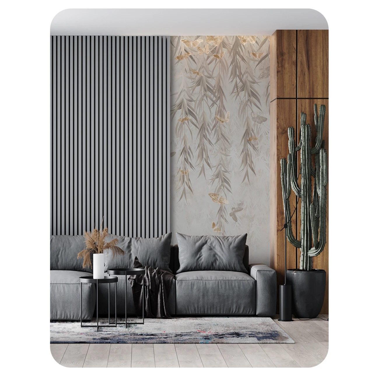 Фотообои рулонные Citydecor Flower town 27 на флизелиновой основе 100x260 см