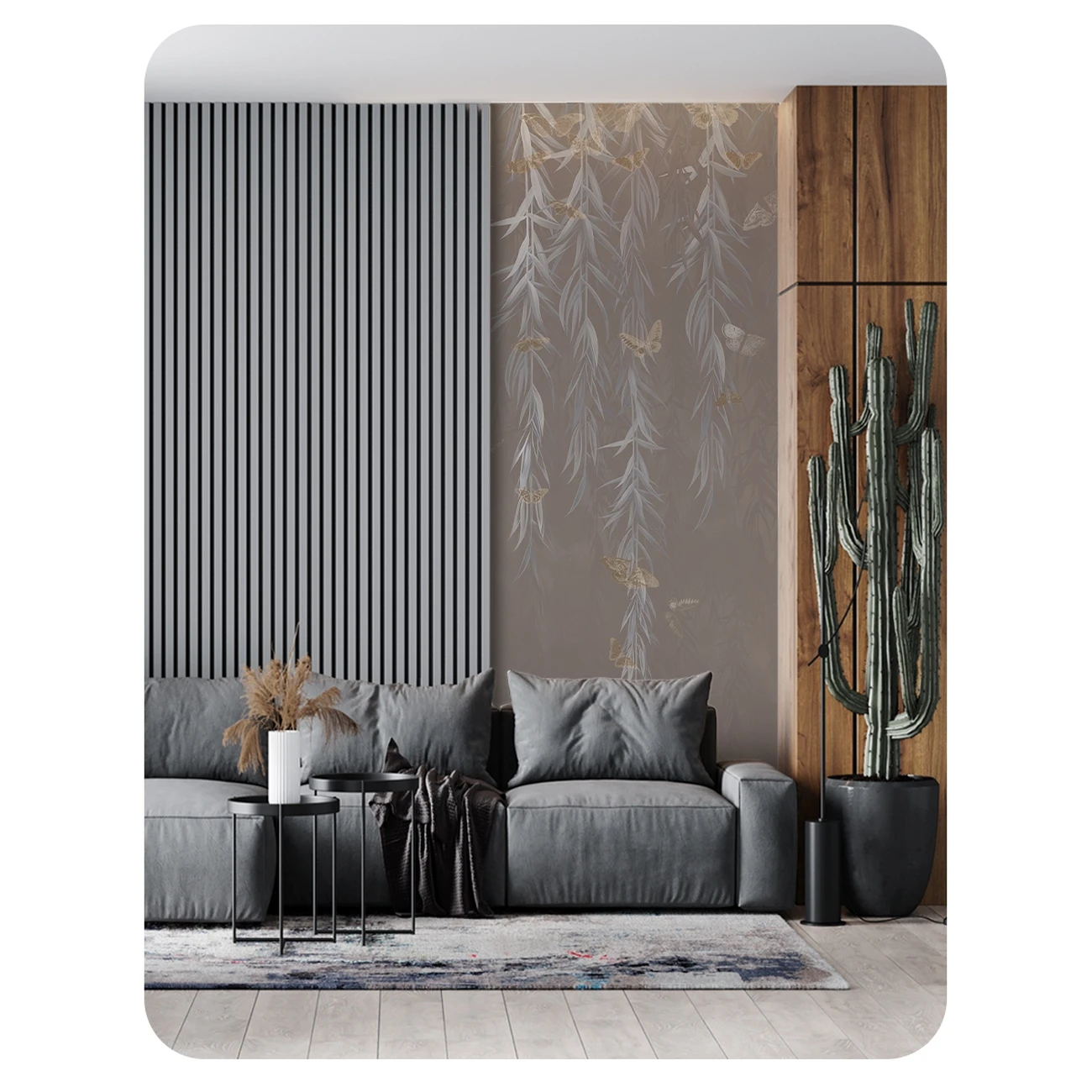 Фотообои рулонные Citydecor Flower town 29 на флизелиновой основе 100x260 см