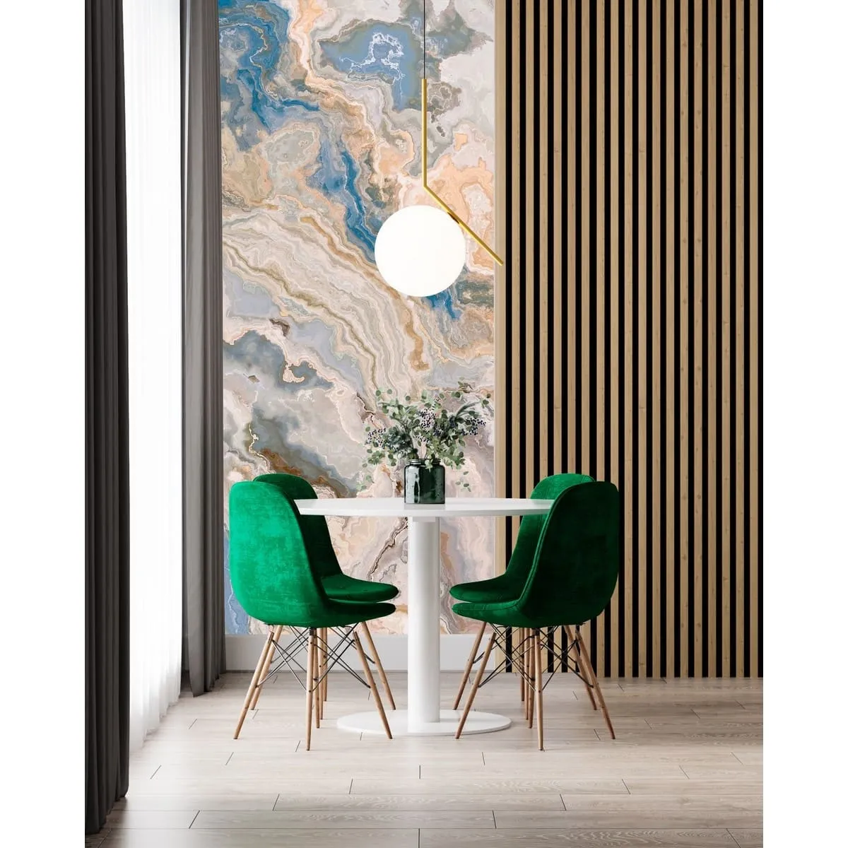 Фотообои рулонные Citydecor Флюид Арт 108 на флизелиновой основе 100x260 см