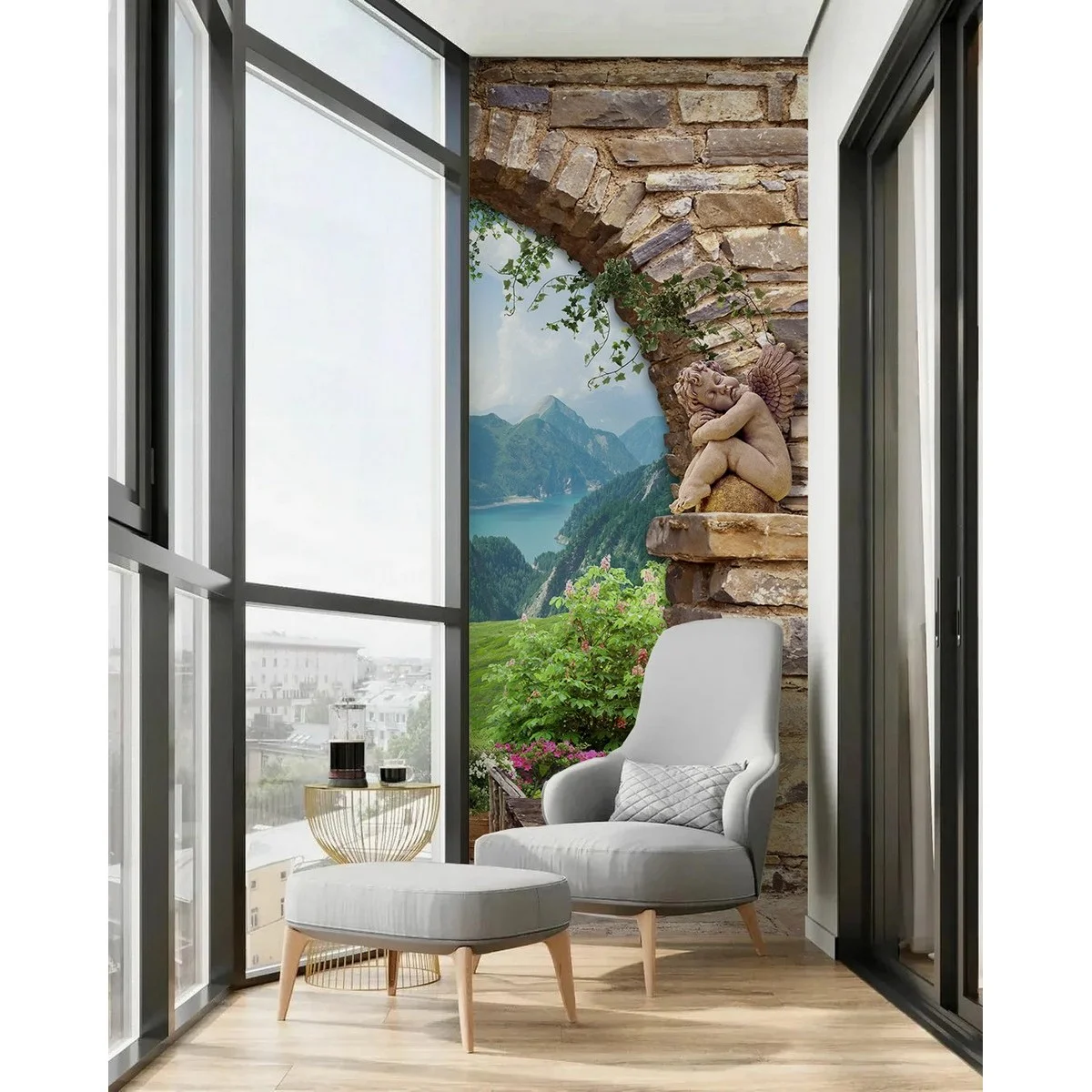 Фотообои рулонные Citydecor Фреска 41 на флизелиновой основе 100x260 см