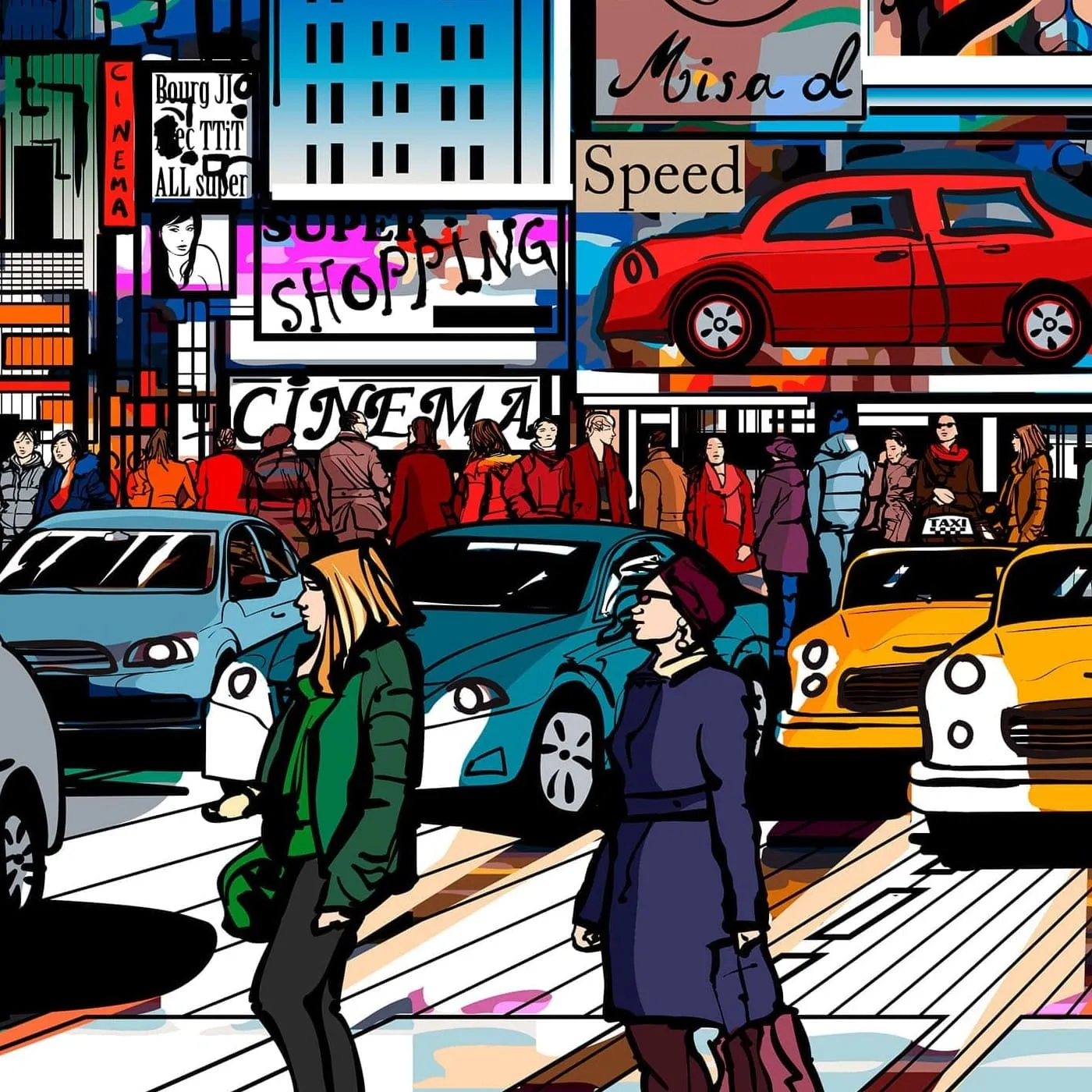 Фотообои рулонные Citydecor Города и архитектура 1 на флизелиновой основе 100x260 см