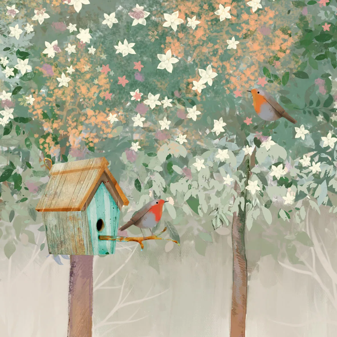 Дизайнерские фотообои рулонные Citydecor Magic Forest 10 на флизелиновой основе 100x260 см