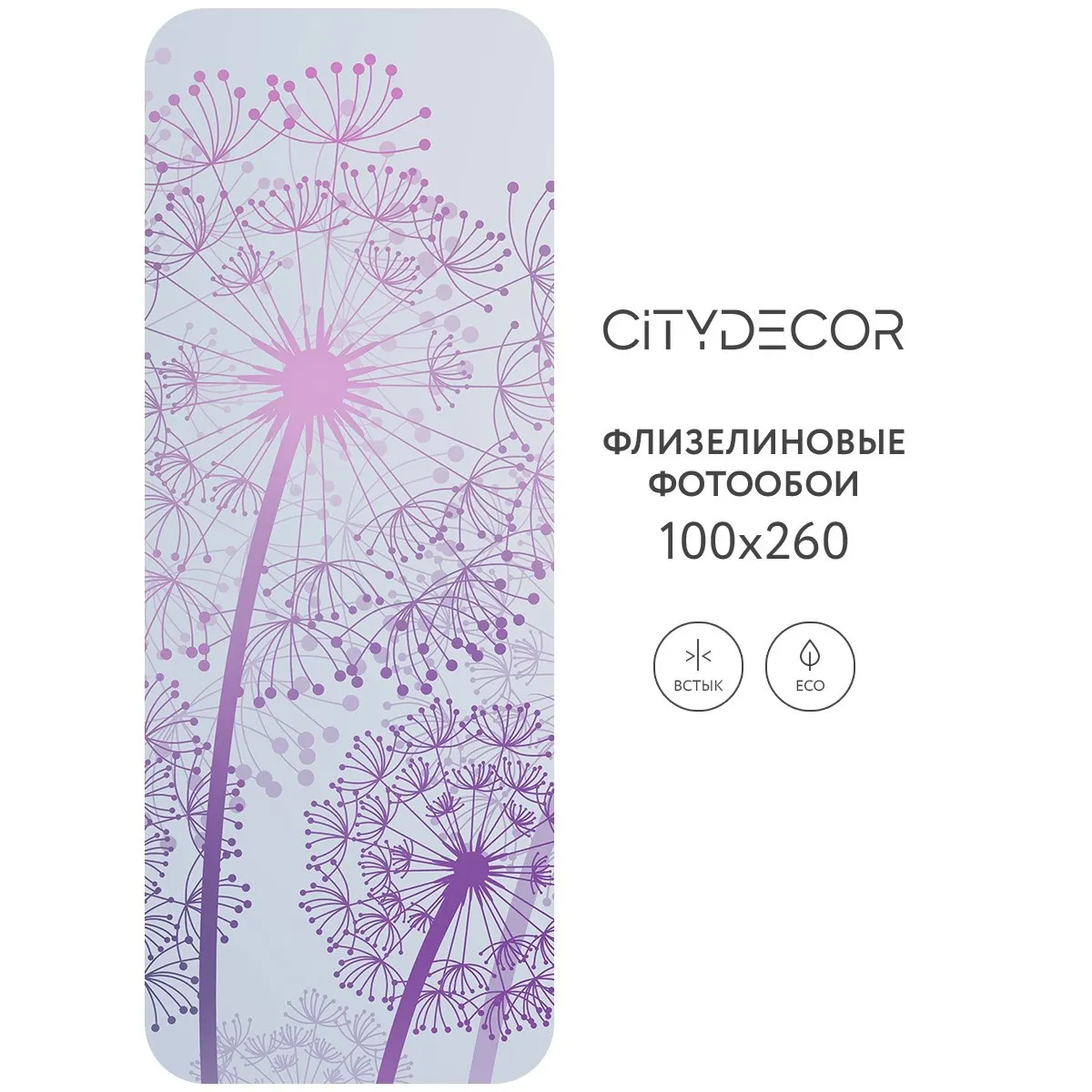 Фотообои рулонные Citydecor Невесомость 12 на флизелиновой основе 100x260 см