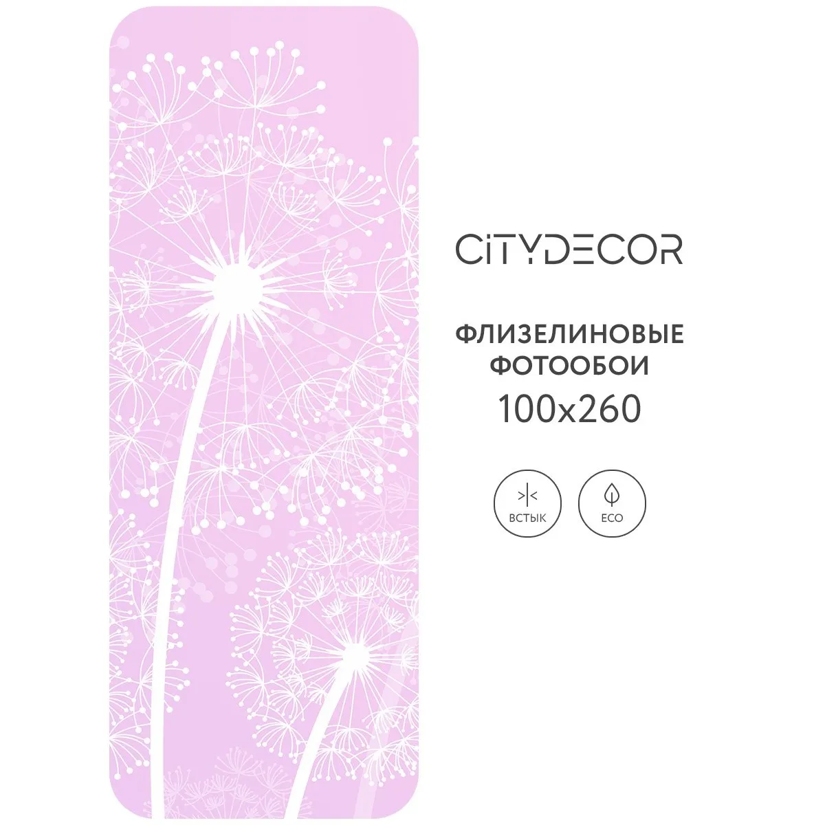 Фотообои рулонные Citydecor Невесомость 8 на флизелиновой основе 100x260 см