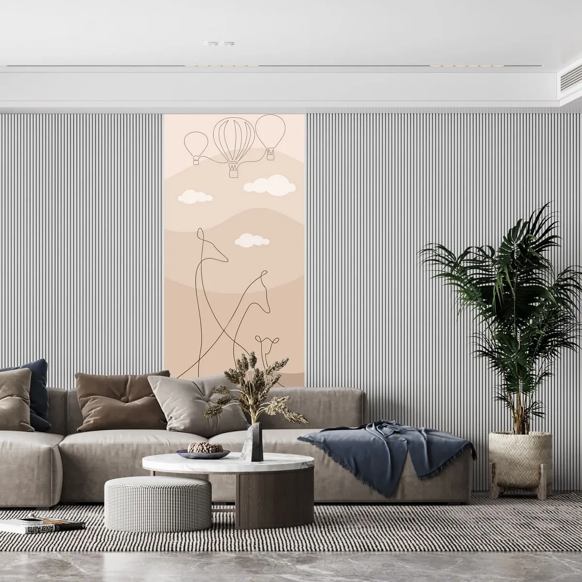 Фотообои рулонные Citydecor Perfect Lines Kids 1 на флизелиновой основе 100x260 см