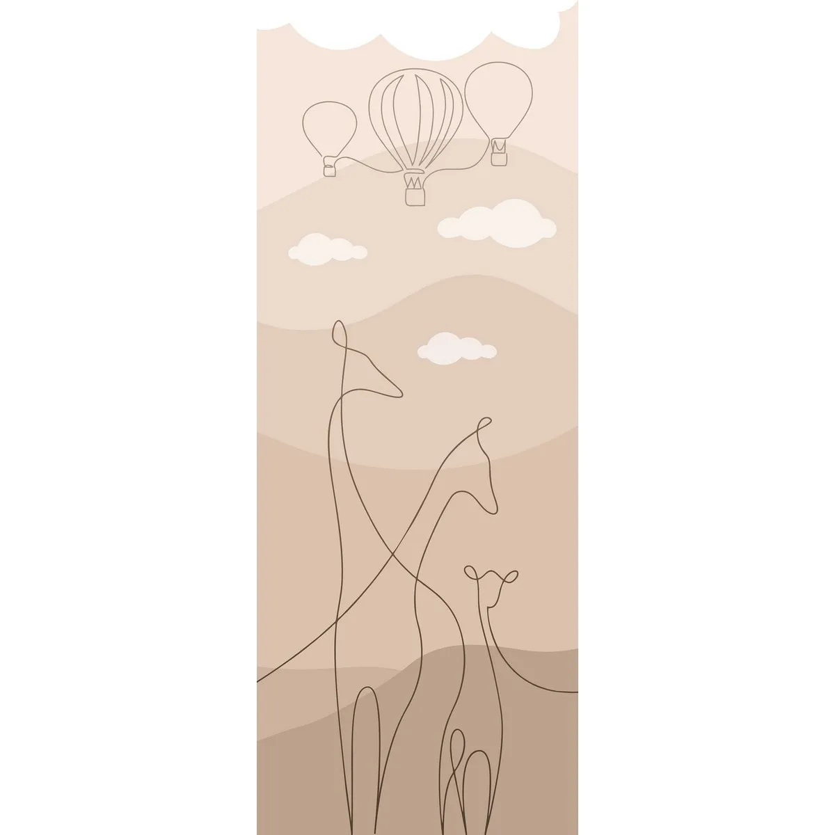 Фотообои рулонные Citydecor Perfect Lines Kids 1 на флизелиновой основе 100x260 см