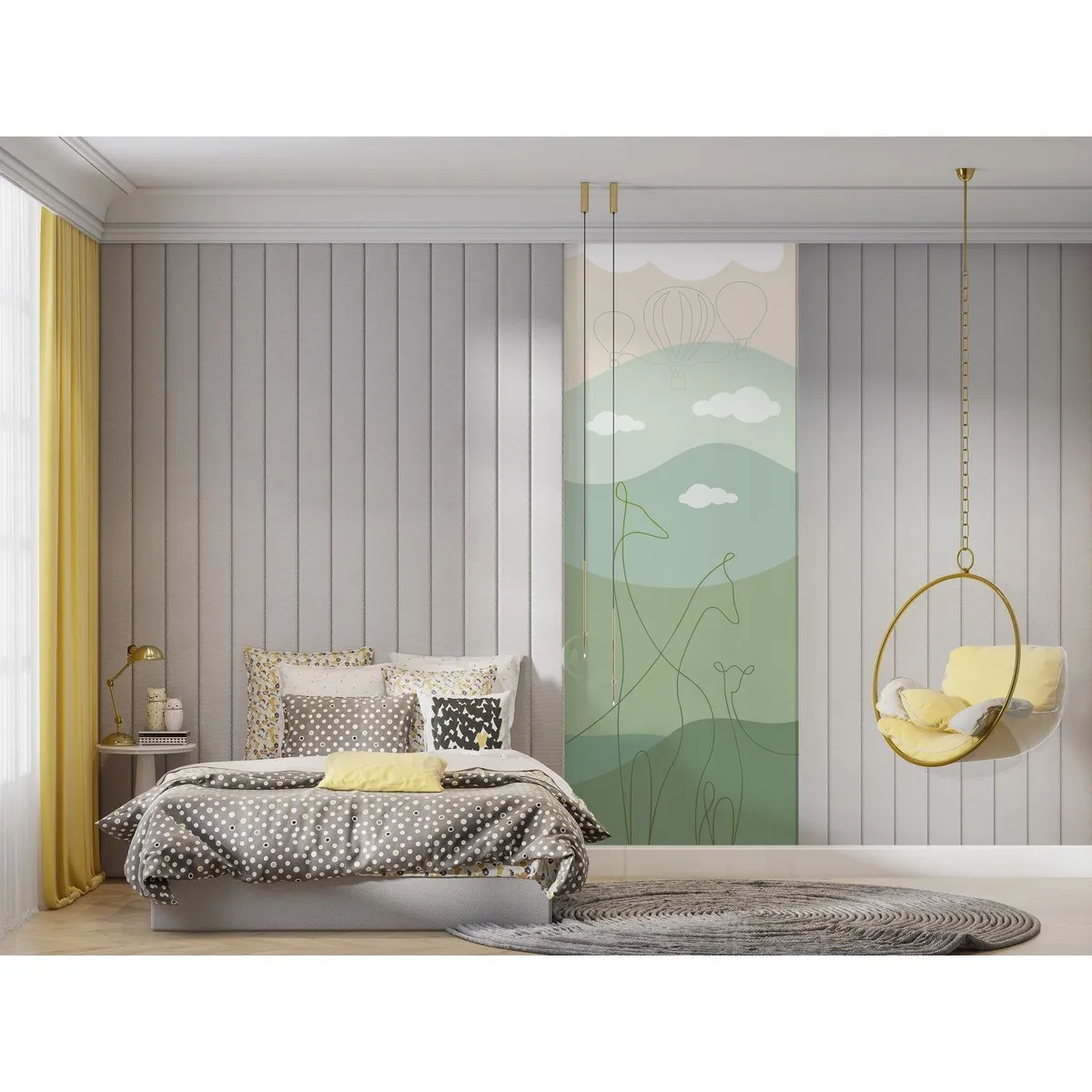 Фотообои рулонные Citydecor Perfect Lines Kids 4 на флизелиновой основе 100x260 см