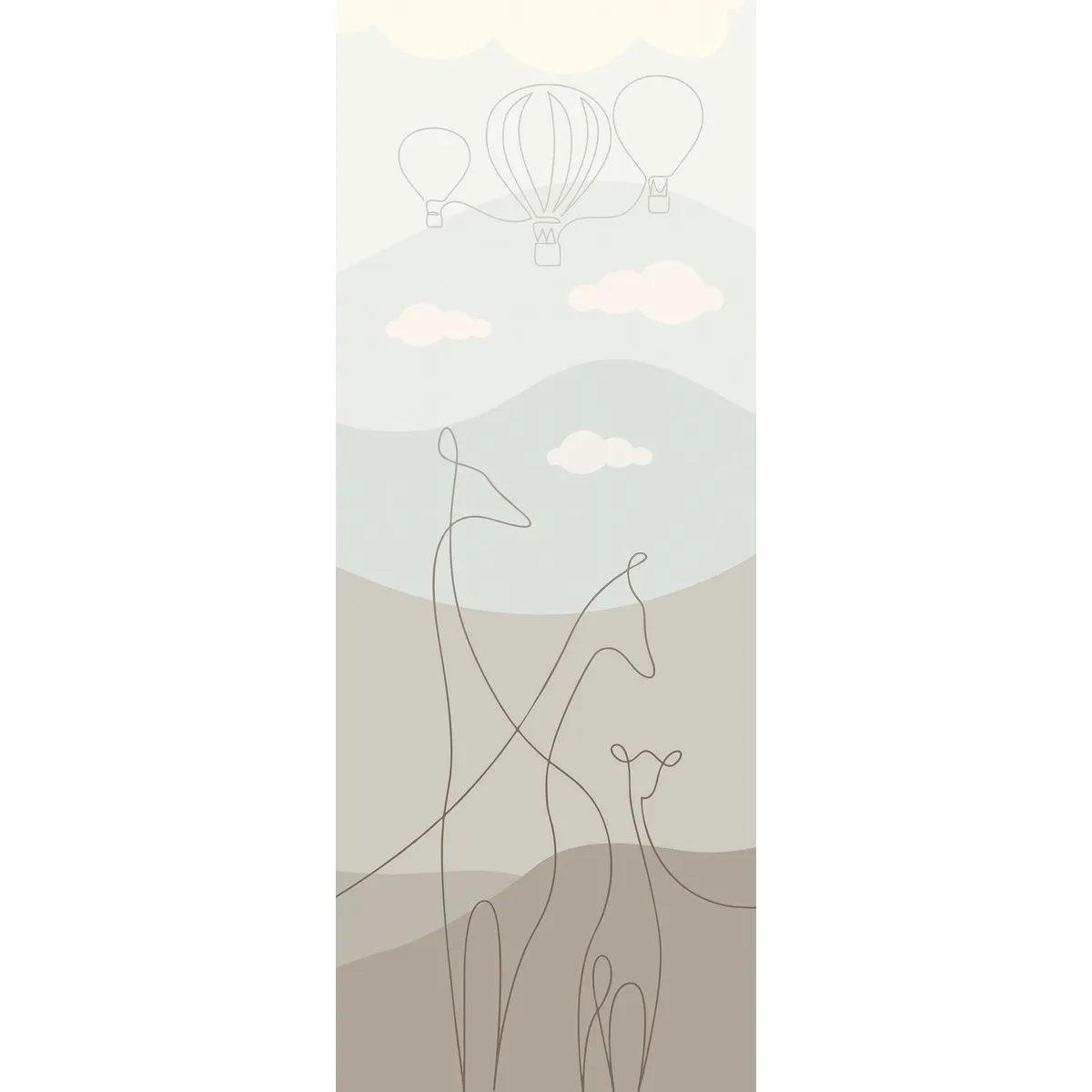 Фотообои рулонные Citydecor Perfect Lines Kids 6 на флизелиновой основе 100x260 см