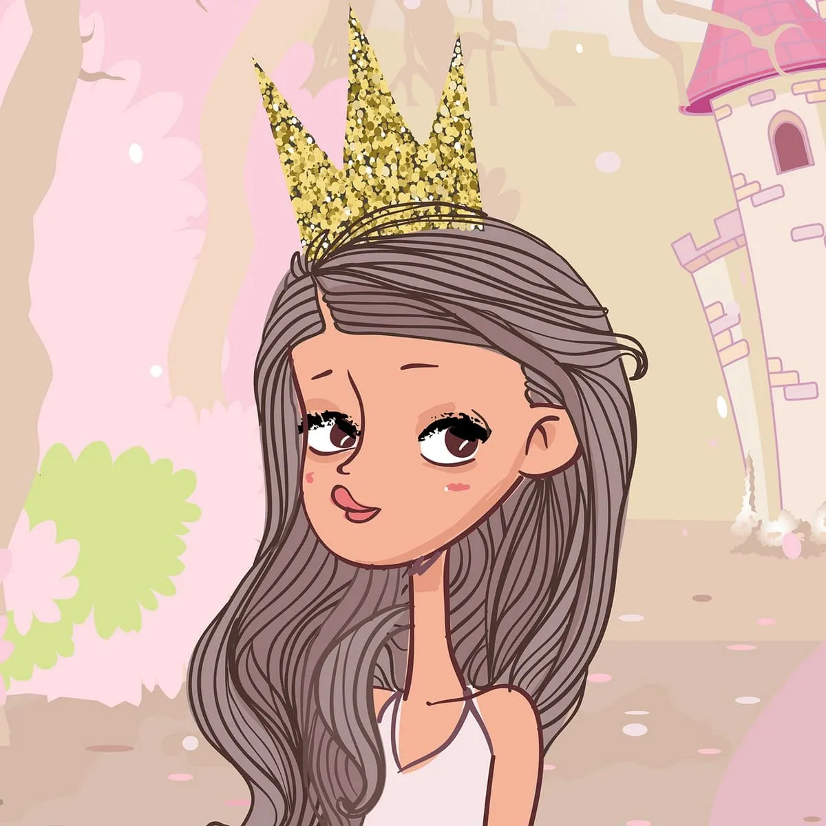 Дизайнерские фотообои рулонные Citydecor Princess 2 на флизелиновой основе 100x260 см 