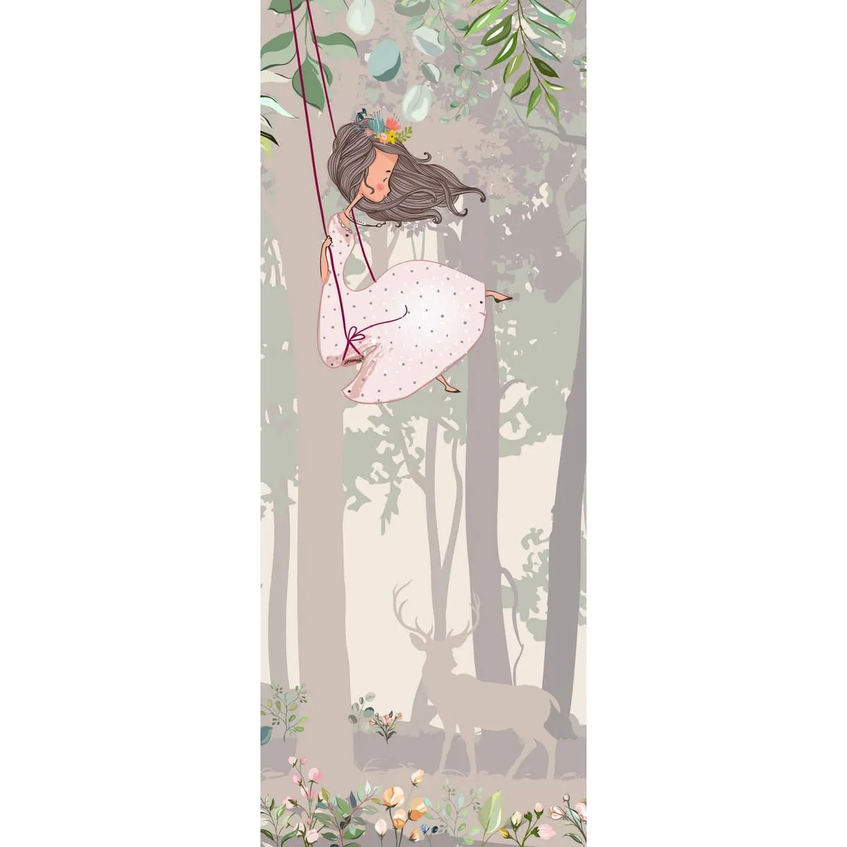 Дизайнерские фотообои рулонные Citydecor Princess 6 на флизелиновой основе 100x260 см 