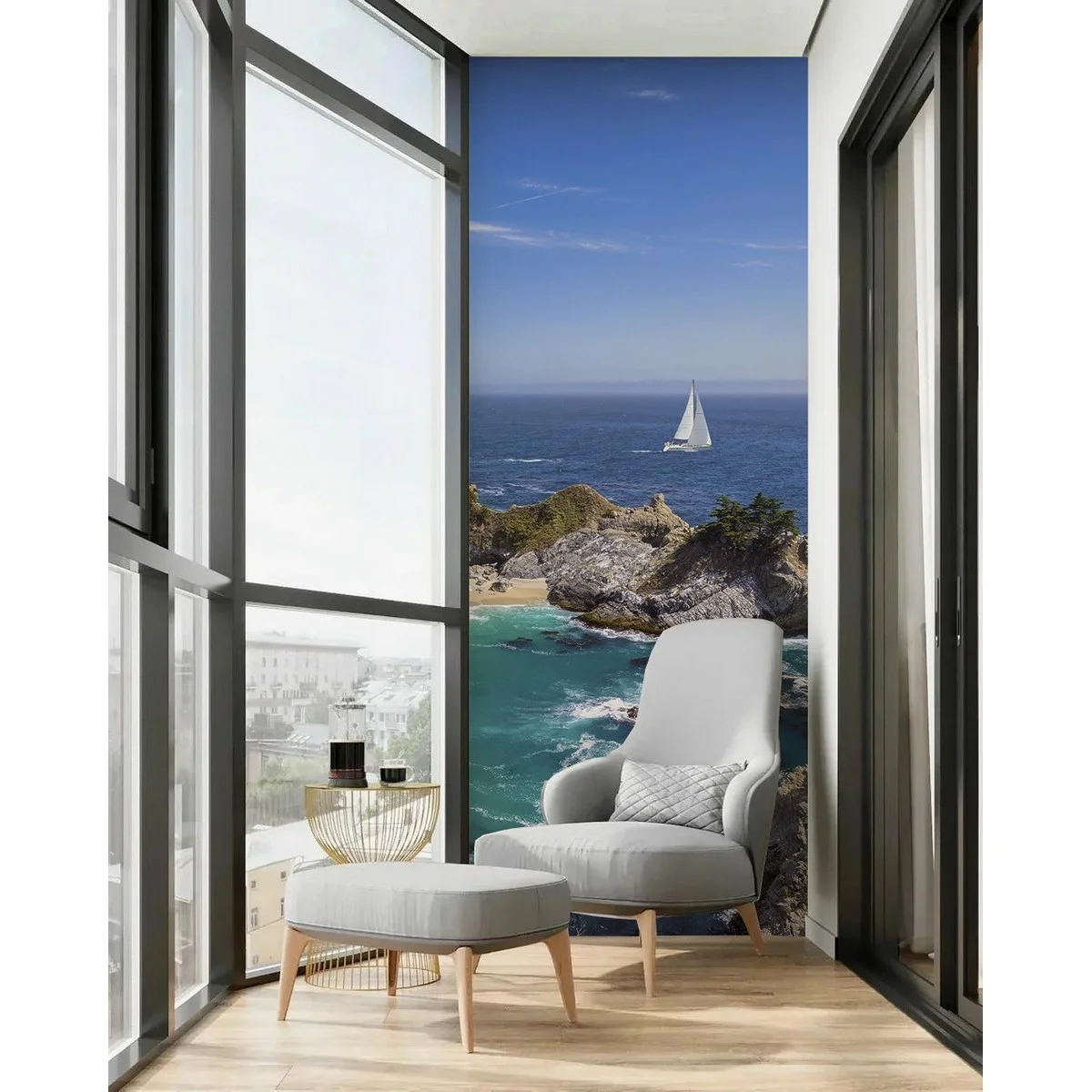 Фотообои рулонные Citydecor Море и Водопады 29 на флизелиновой основе 100x260 см