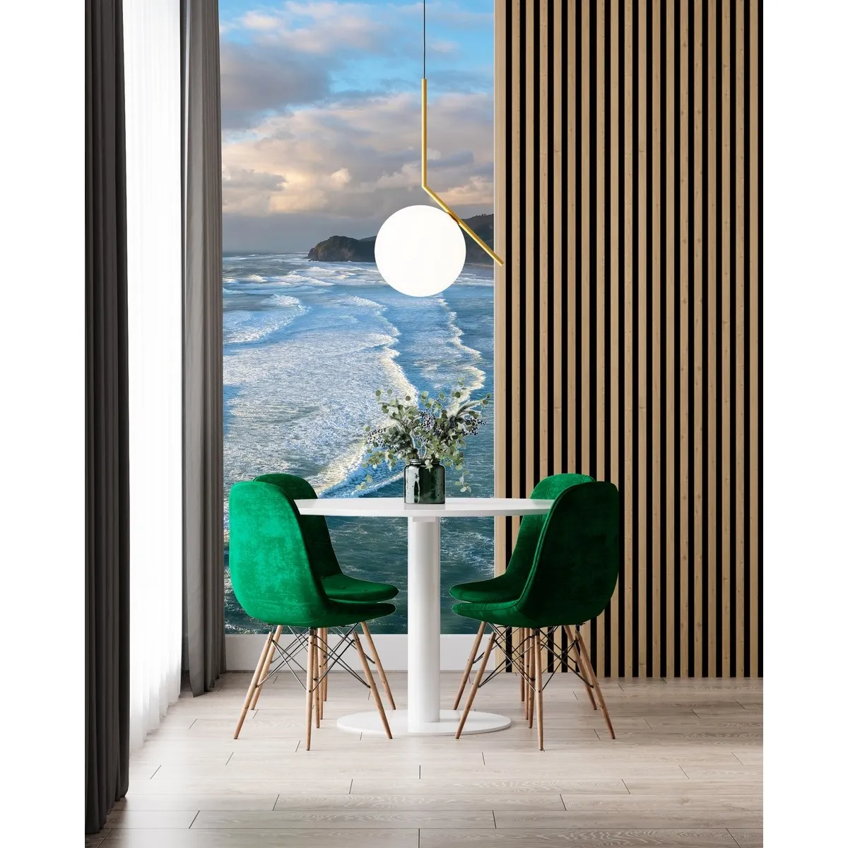 Фотообои рулонные Citydecor Море и Водопады 60 на флизелиновой основе 100x260 см