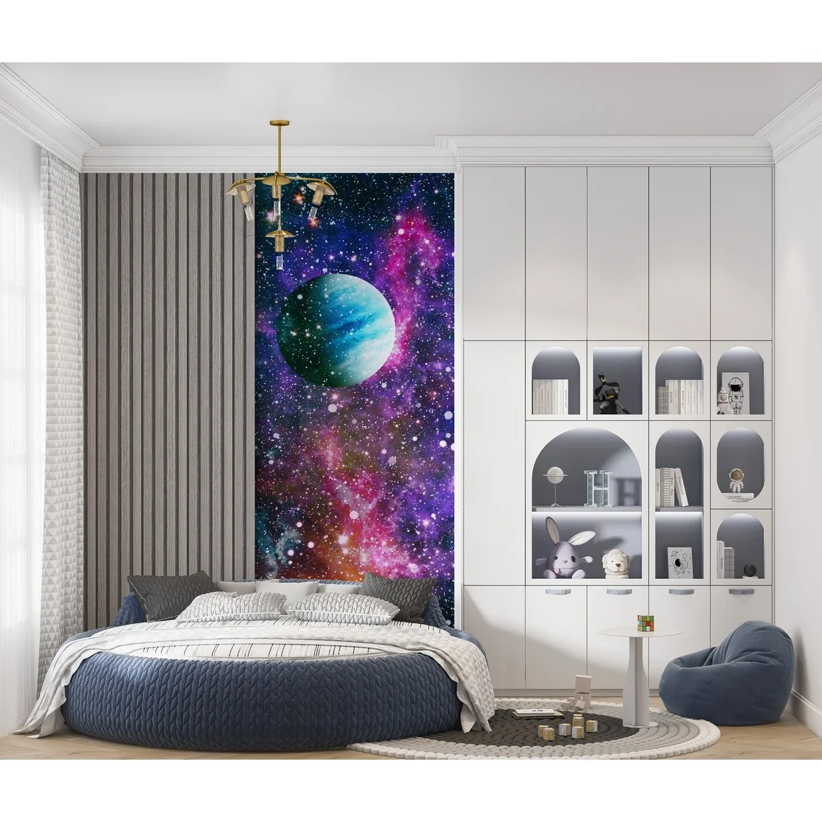 Фотообои рулонные Citydecor Космос 5 на флизелиновой основе 100x260 см