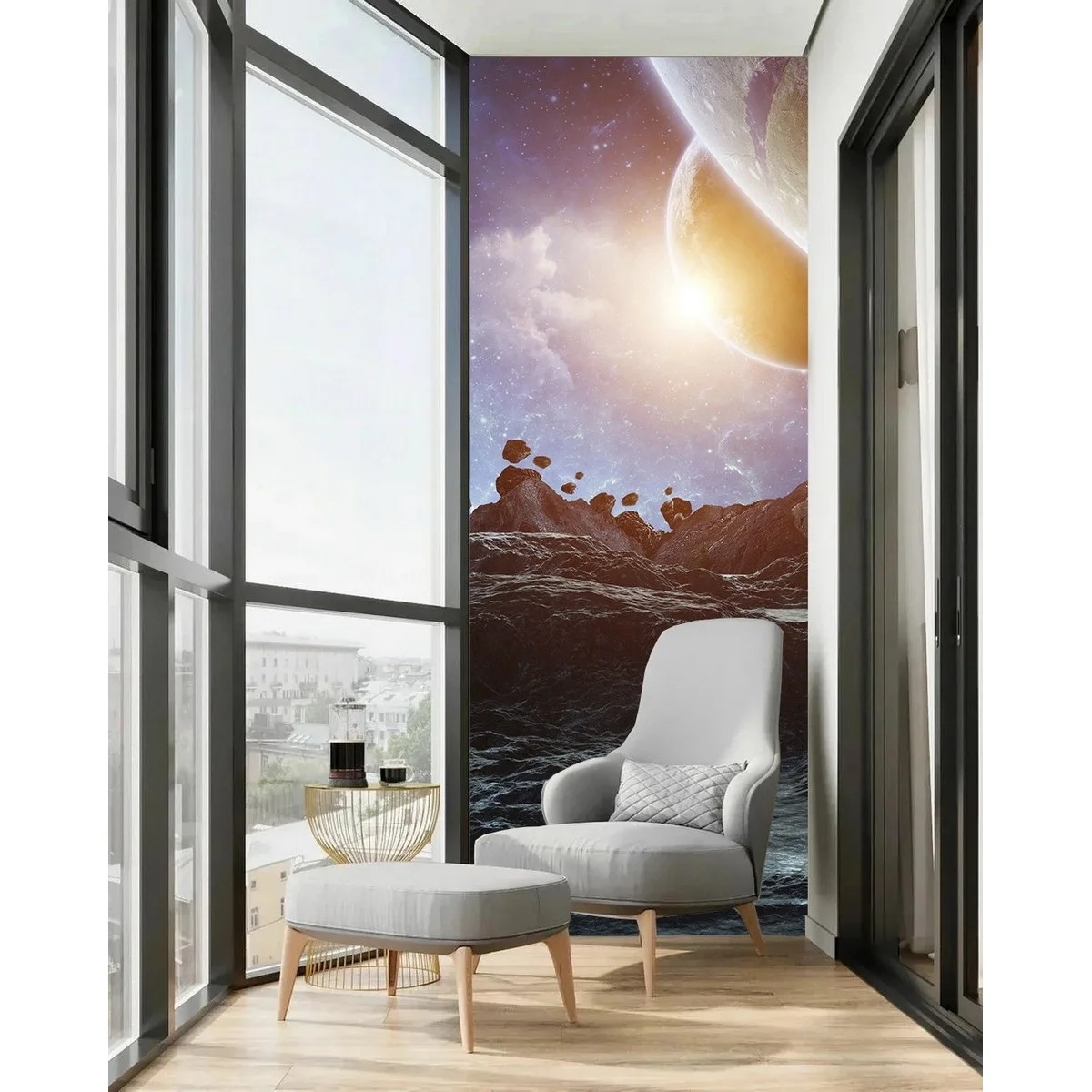 Фотообои рулонные Citydecor Космос 9 на флизелиновой основе 100x260 см