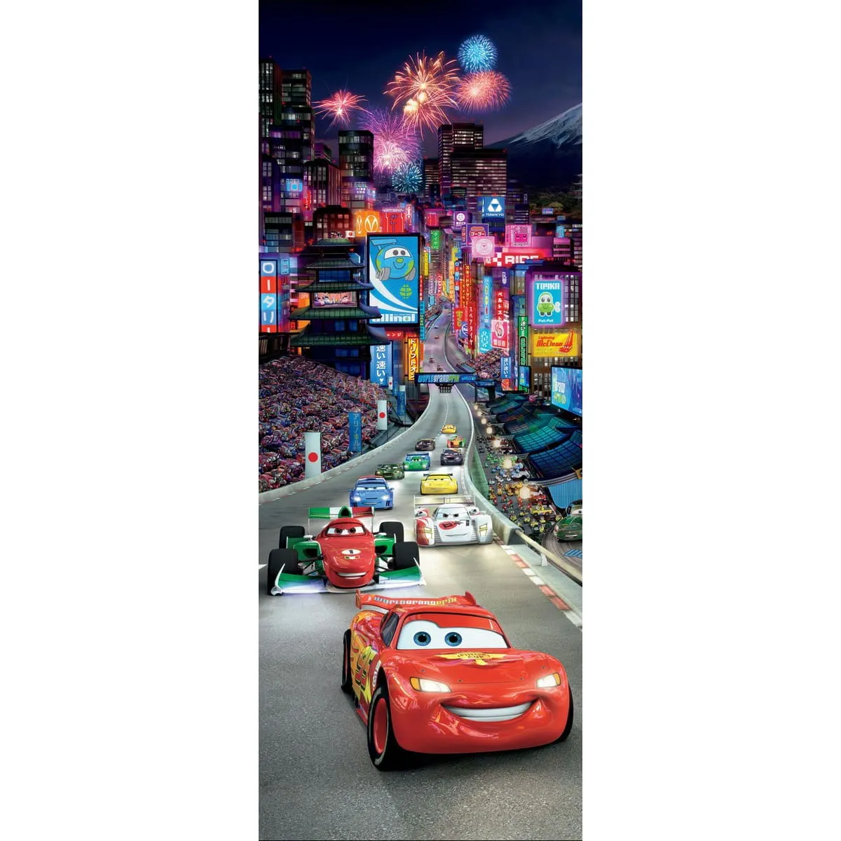 Фотообои рулонные Citydecor Тачки панорама на флизелиновой основе 100x260 см 