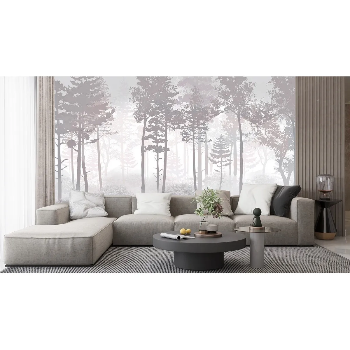 Дизайнерские фотообои рулонные Citydecor Таинственный лес 15 на флизелиновой основе 100x260 см
