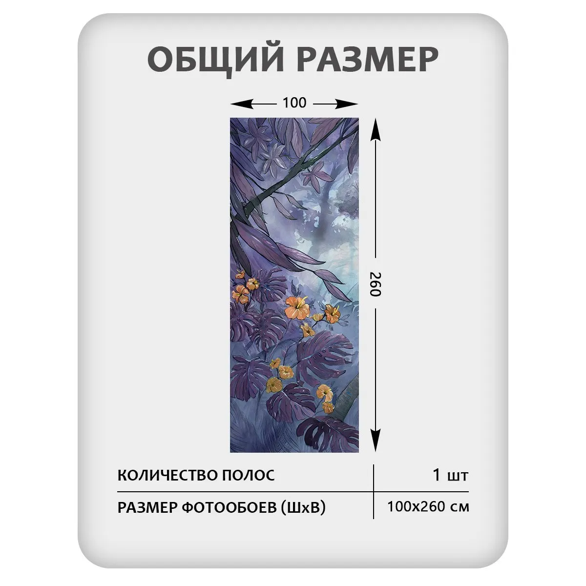 Фотообои рулонные Citydecor Таинственный лес 17 на флизелиновой основе 100x260 см