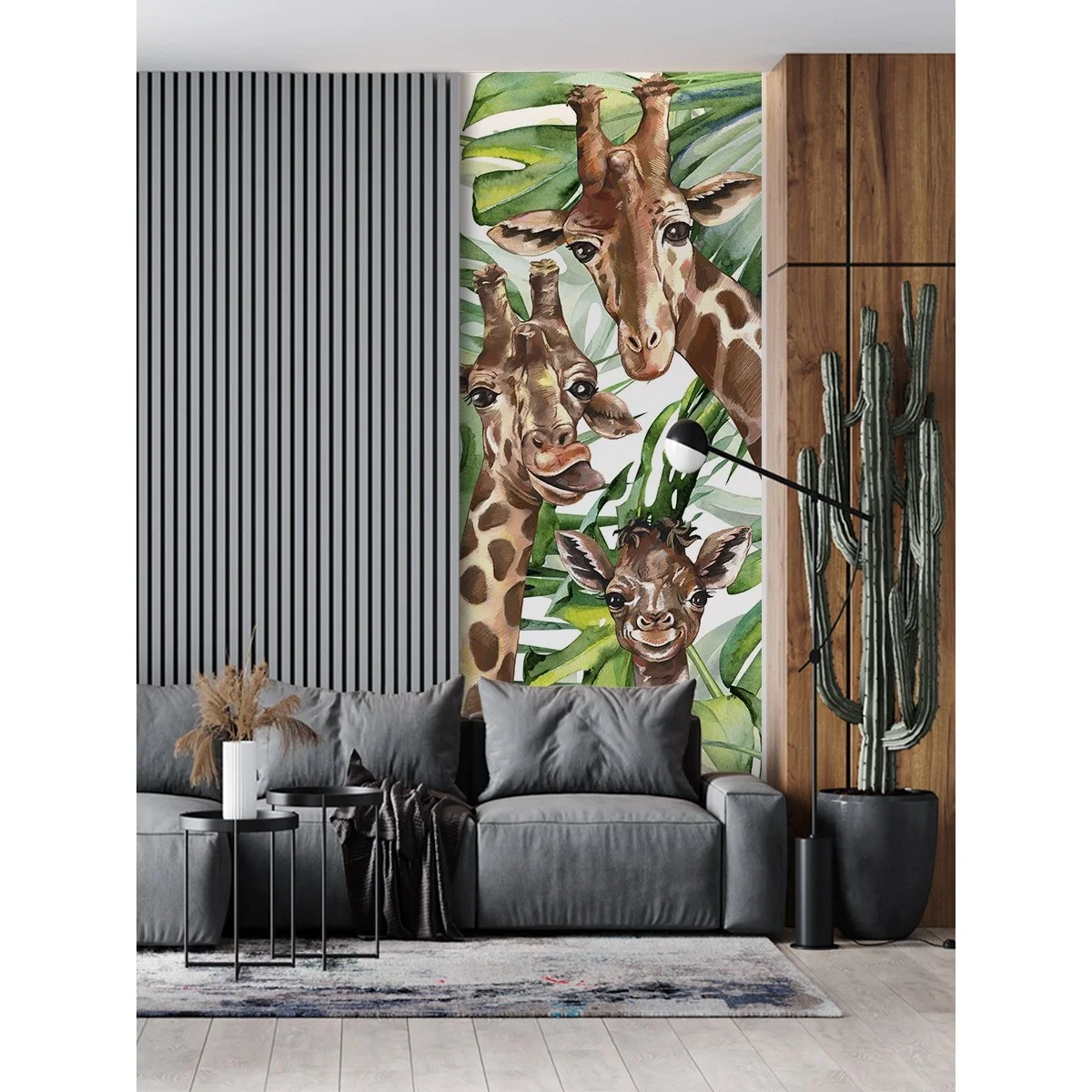 Фотообои рулонные Citydecor Веселая семейка 5 на флизелиновой основе 100x260 см