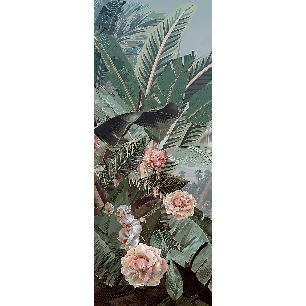 Фотообои рулонные Citydecor Знойные тропики 51 на флизелиновой основе 100x260 см